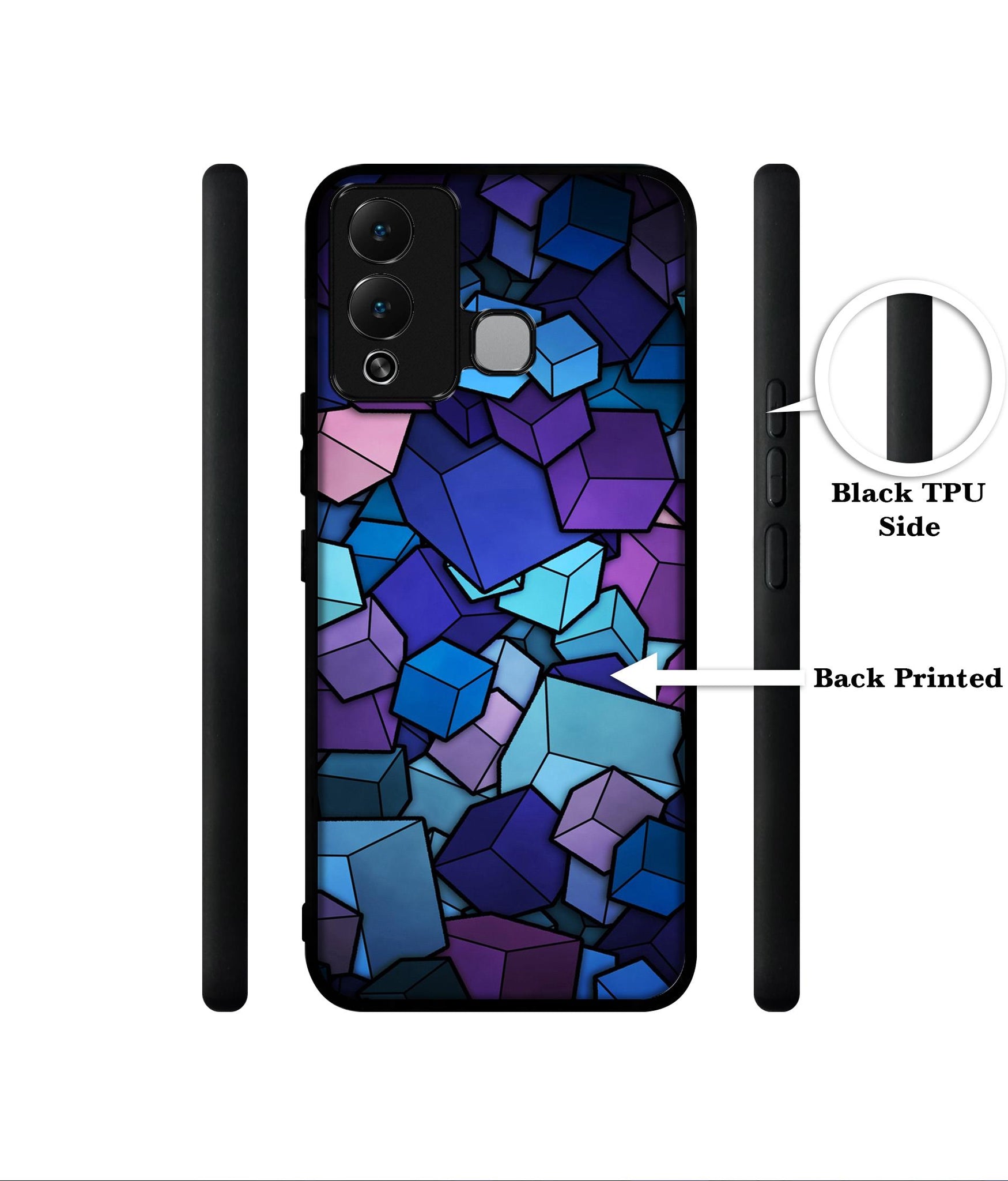 Color Box Designer 2D Printed Back Case Cover for Infinix Hot 12 Play 4G