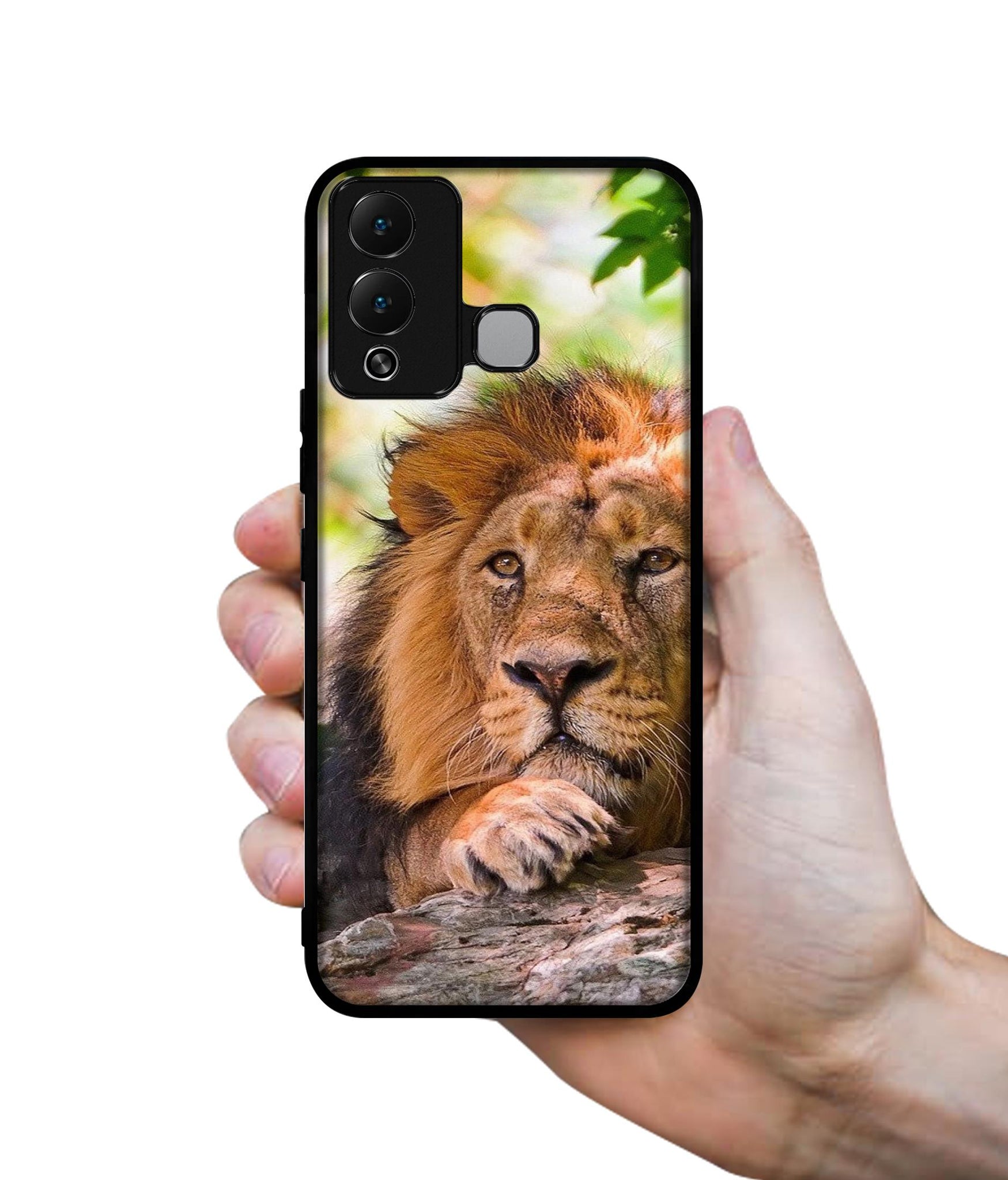 Tiger Pattern Print Designer 2D Printed Back Case Cover for Infinix Hot 12 Play 4G