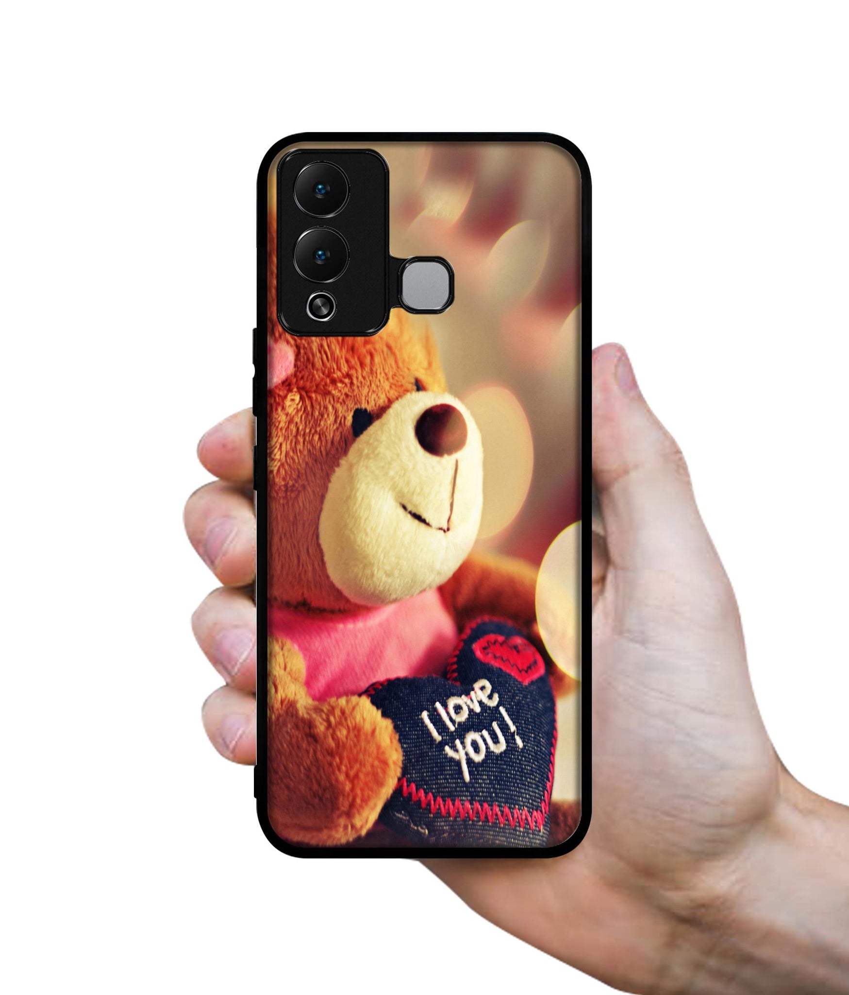 Teddy Bear Designer 2D Printed Back Case Cover for Infinix Hot 12 Play 4G