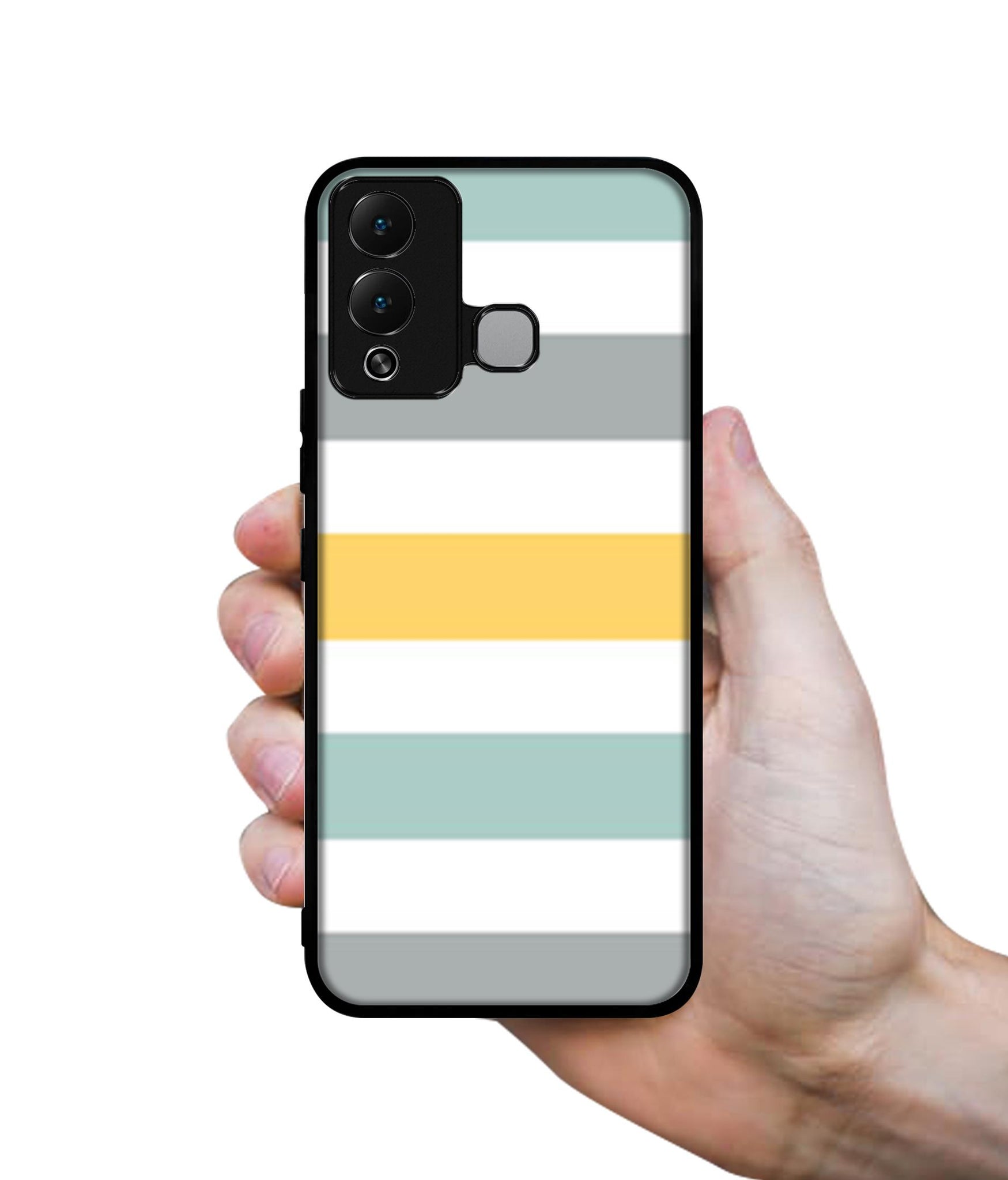 Line Texture Designer 2D Printed Back Case Cover for Infinix Hot 12 Play 4G