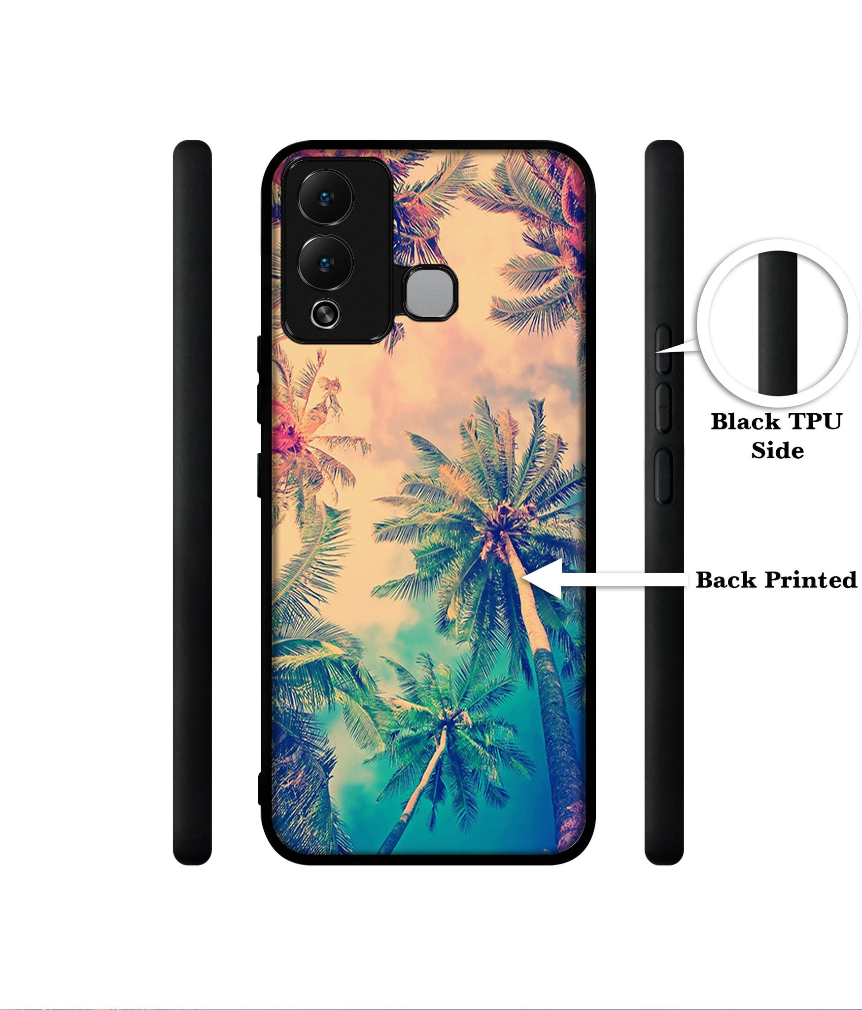 Trees Designer 2D Printed Back Case Cover for Infinix Hot 12 Play 4G