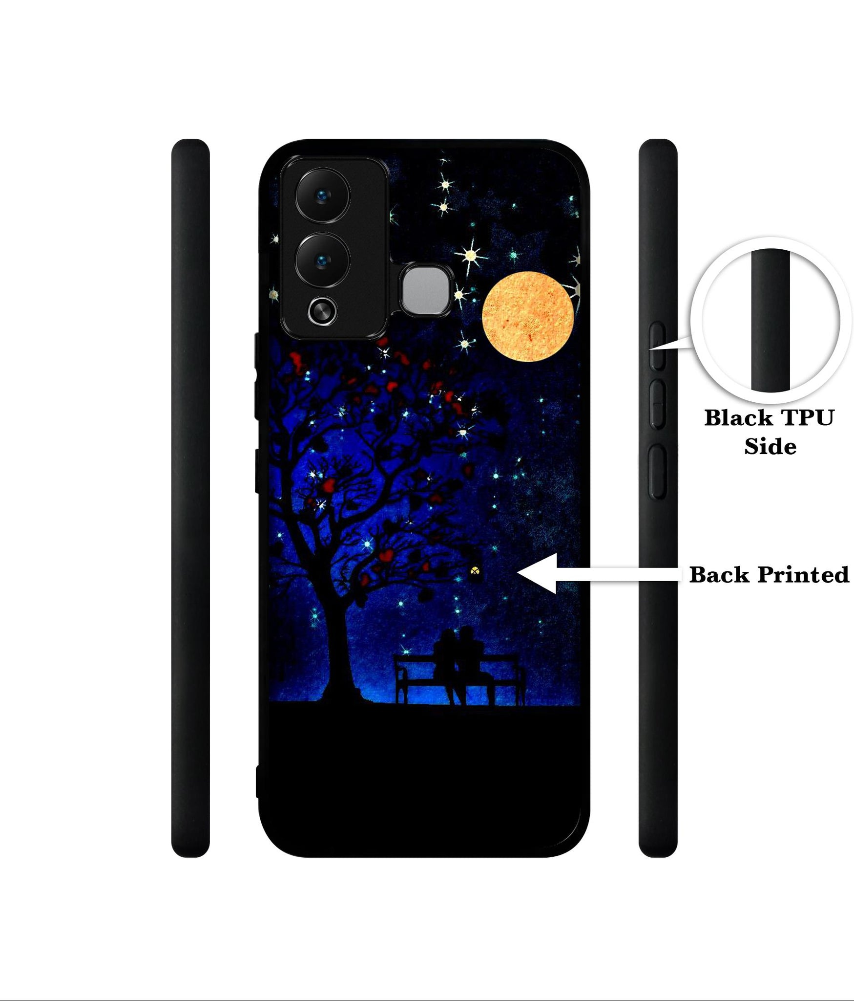 Blue Sky Designer 2D Printed Back Case Cover for Infinix Hot 12 Play 4G