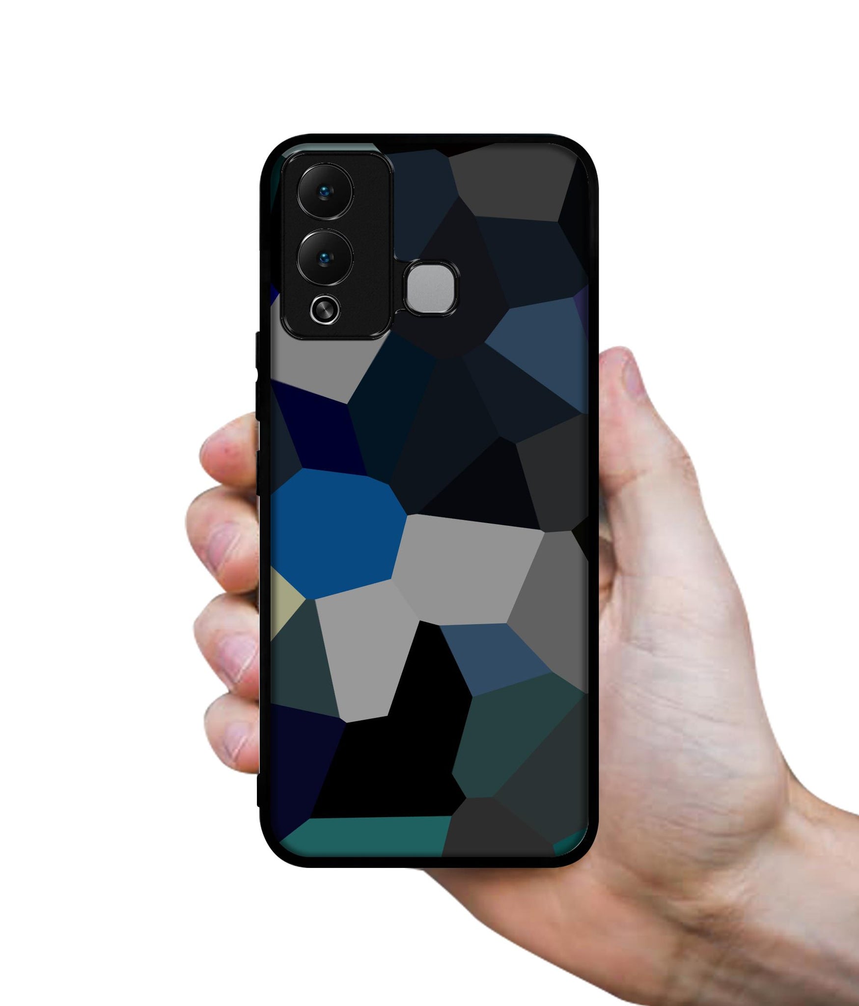 Mathematical Shape Designer 2D Printed Back Case Cover for Infinix Hot 12 Play 4G