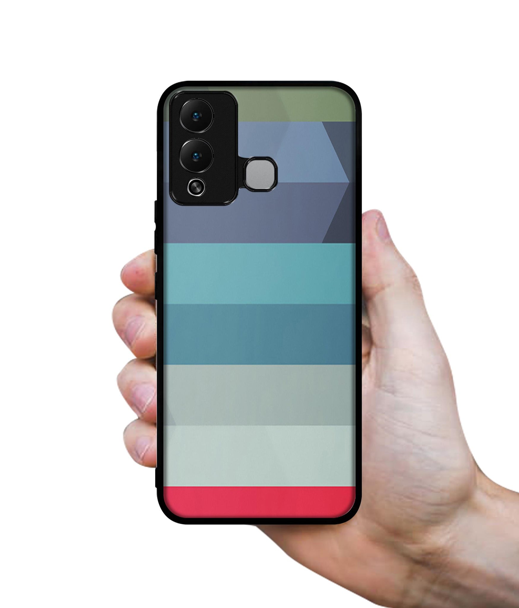 Colorful Lines Designer 2D Printed Back Case Cover for Infinix Hot 12 Play 4G