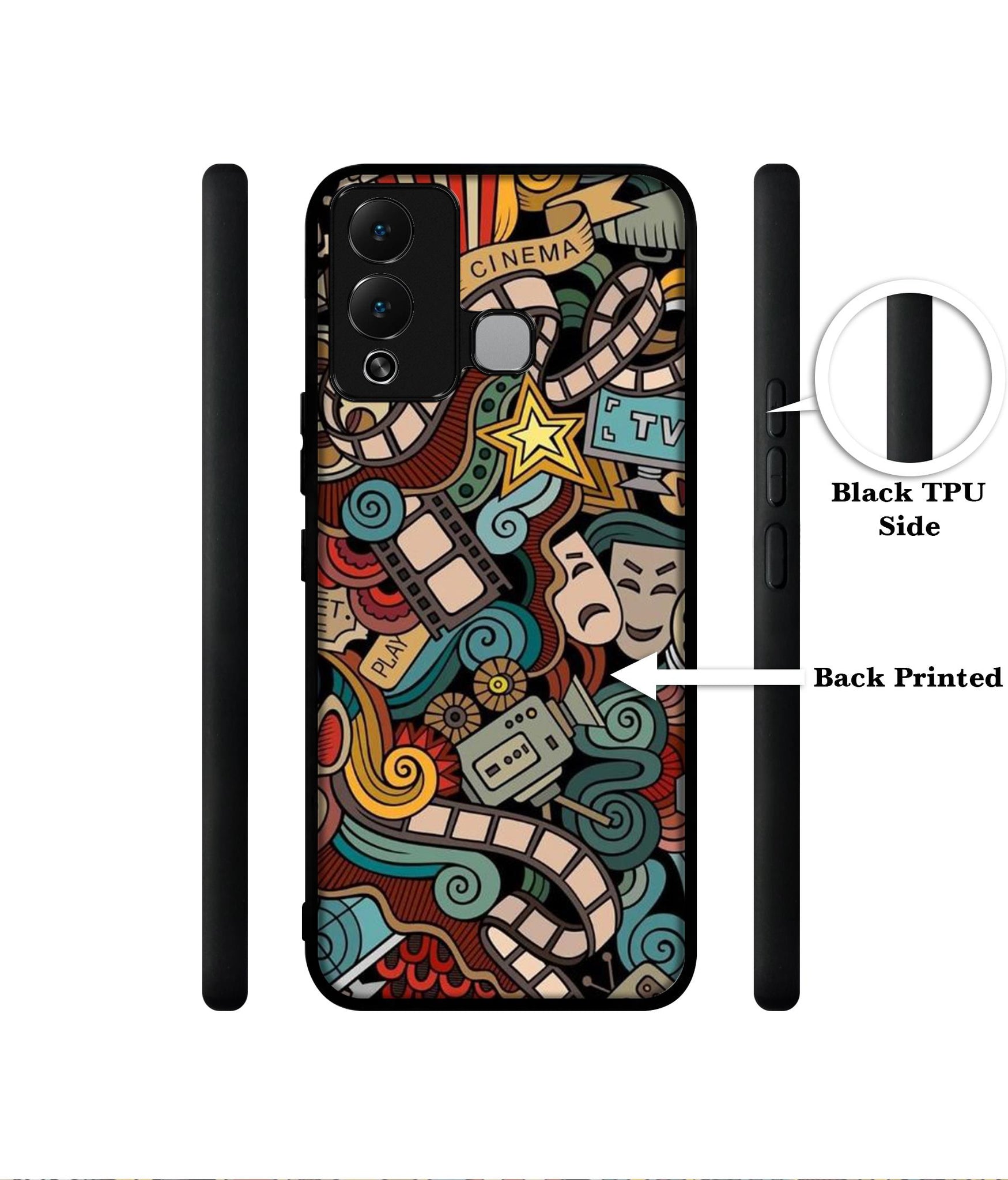 Movies Designer 2D Printed Back Case Cover for Infinix Hot 12 Play 4G
