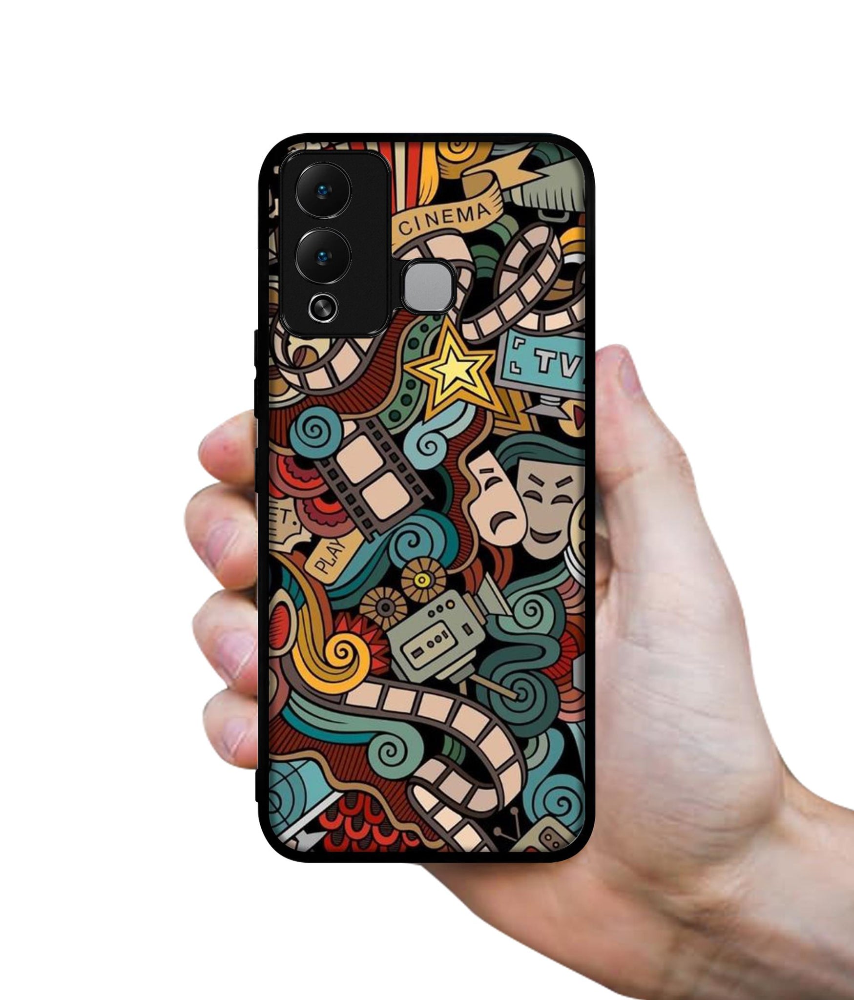 Movies Designer 2D Printed Back Case Cover for Infinix Hot 12 Play 4G