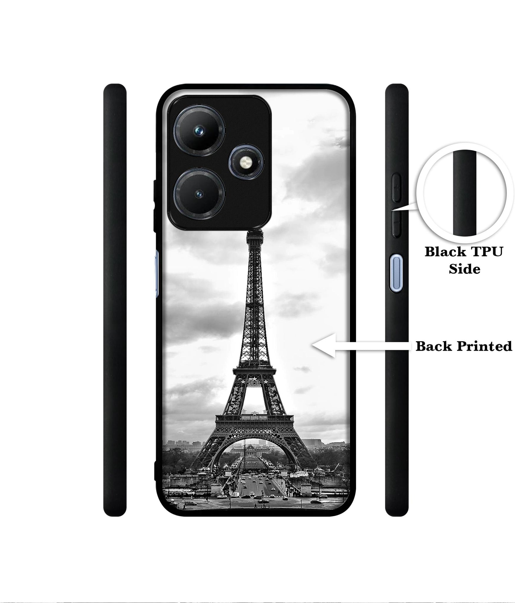 Eiffel Tower Designer 2D Printed Back Case Cover for Infinix Hot 30i 4G