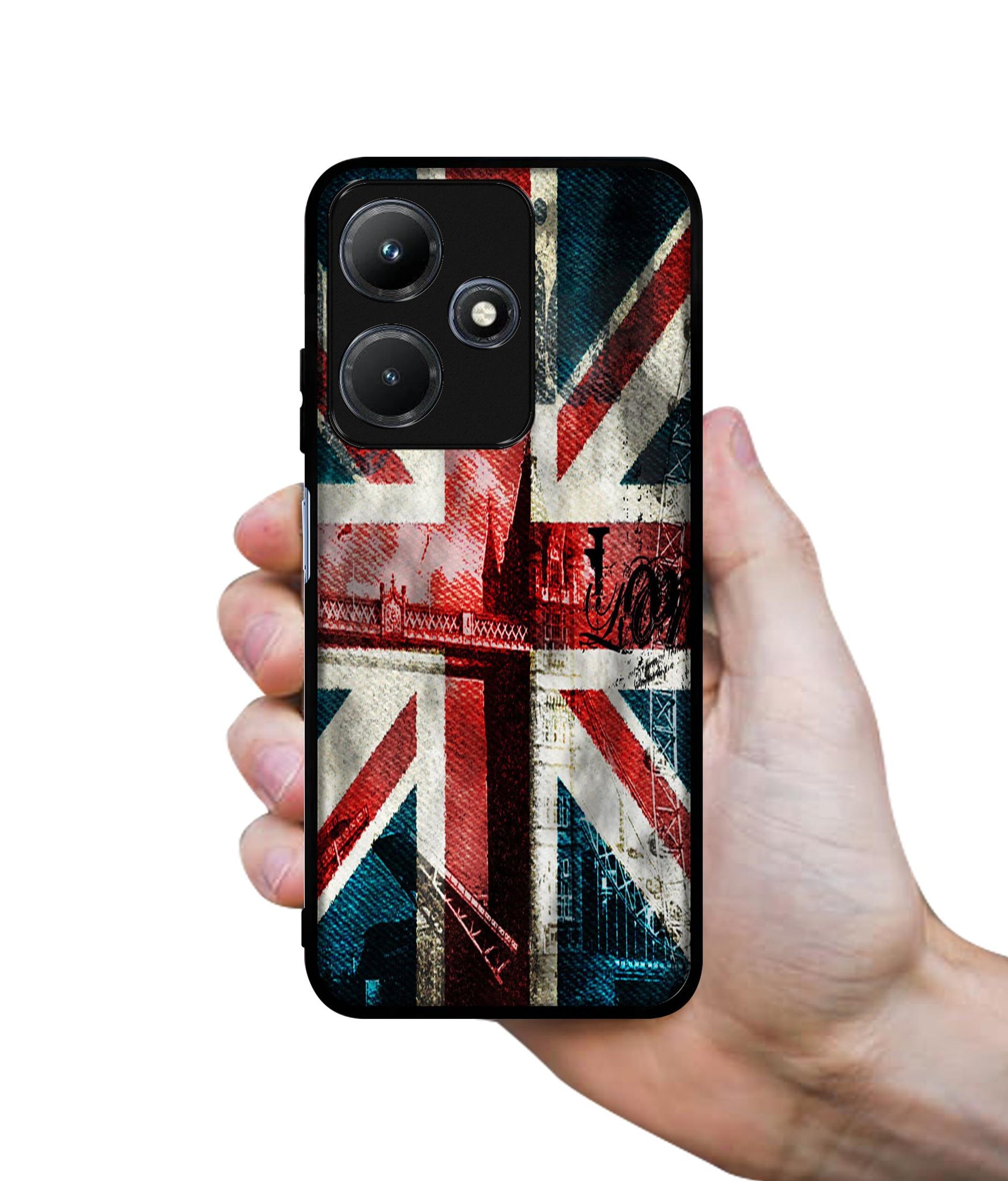 London Flag wallpaper Designer 2D Printed Back Case Cover for Infinix Hot 30i 4G
