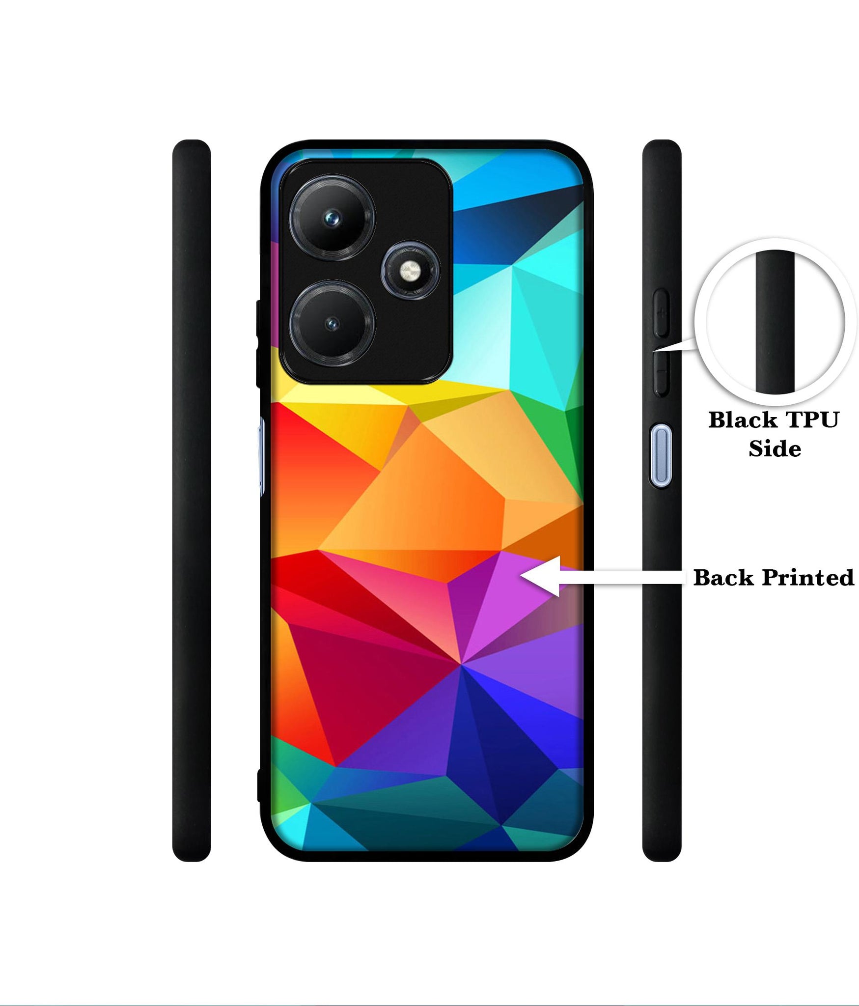 Colorful Pattern Designer 2D Printed Back Case Cover for Infinix Hot 30i 4G