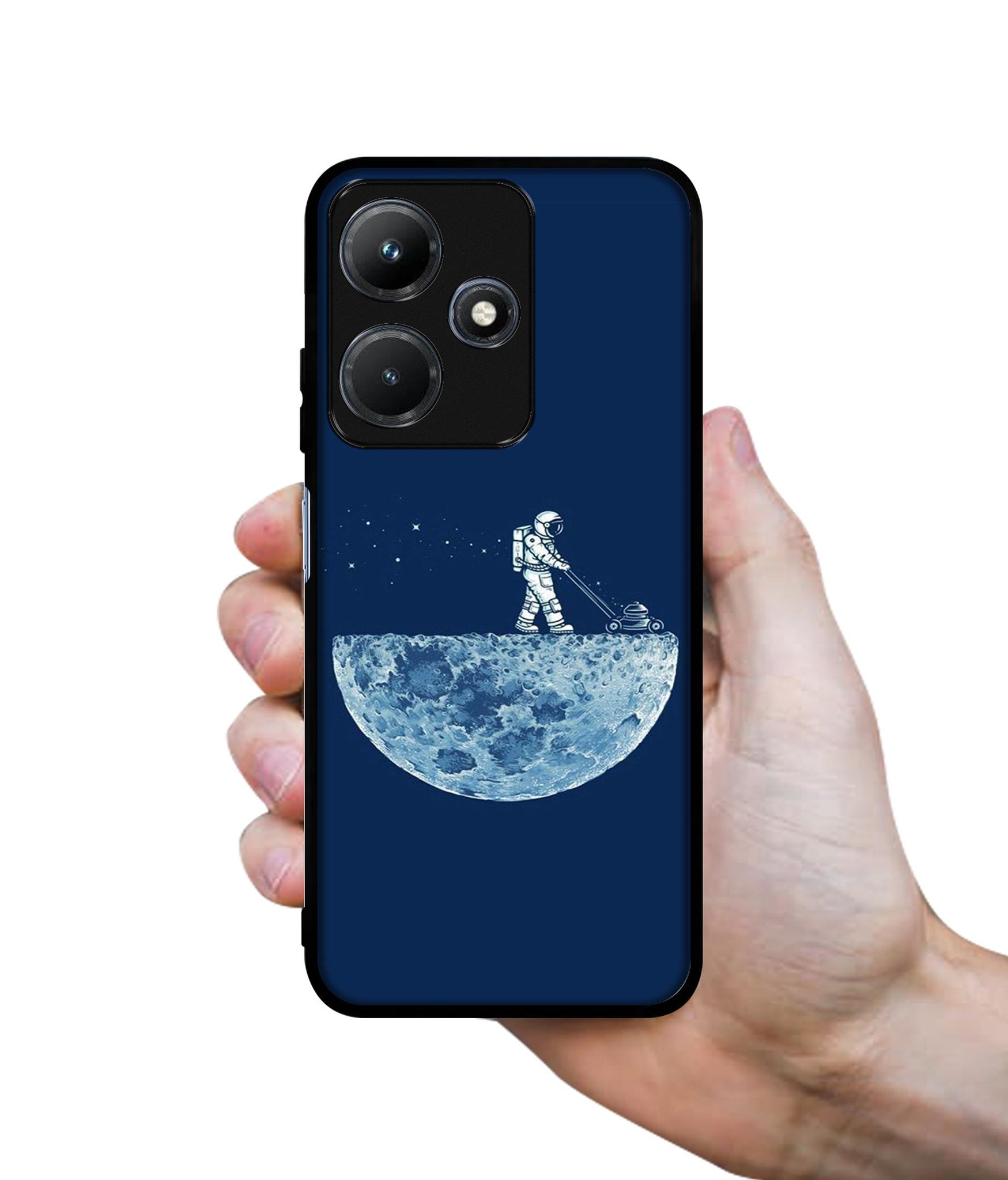 Moon Walk Designer 2D Printed Back Case Cover for Infinix Hot 30i 4G
