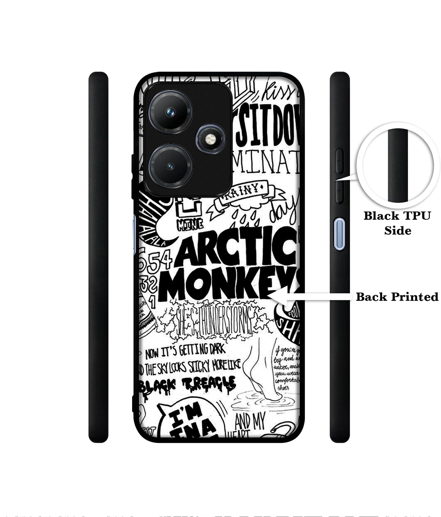 Arctic Monkeys Pattern Designer 2D Printed Back Case Cover for Infinix Hot 30i 4G