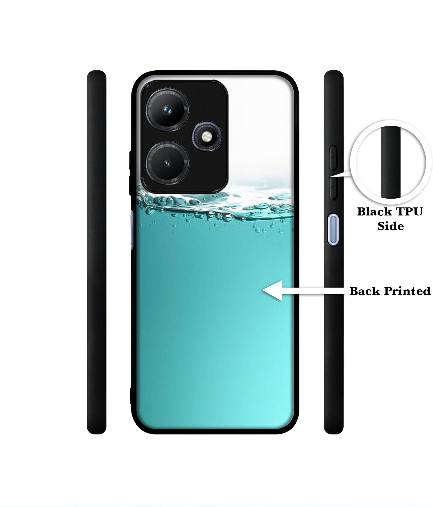 Half Fill Designer 2D Printed Back Case Cover for Infinix Hot 30i 4G