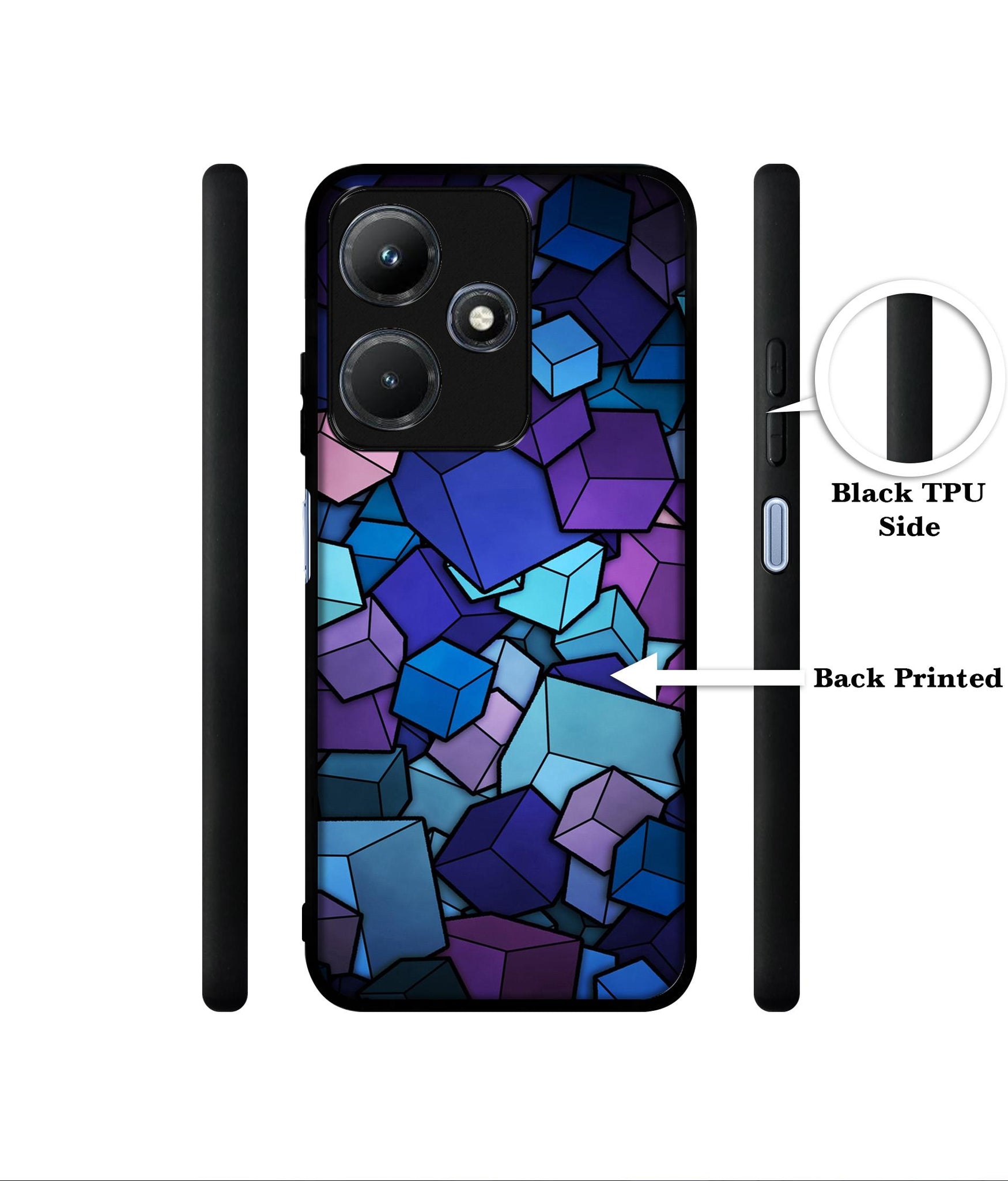 Color Box Designer 2D Printed Back Case Cover for Infinix Hot 30i 4G