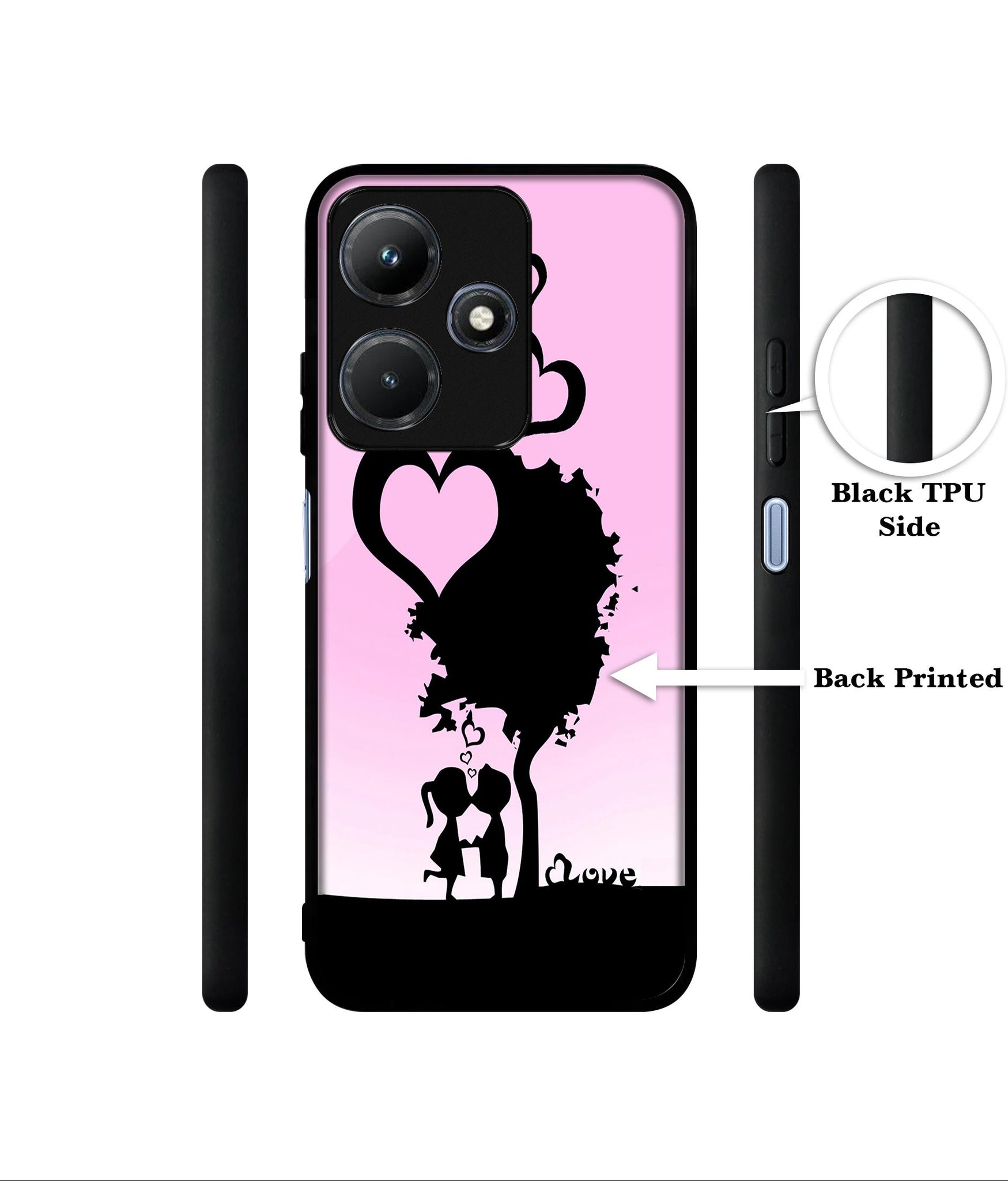 Sweet Love Designer 2D Printed Back Case Cover for Infinix Hot 30i 4G