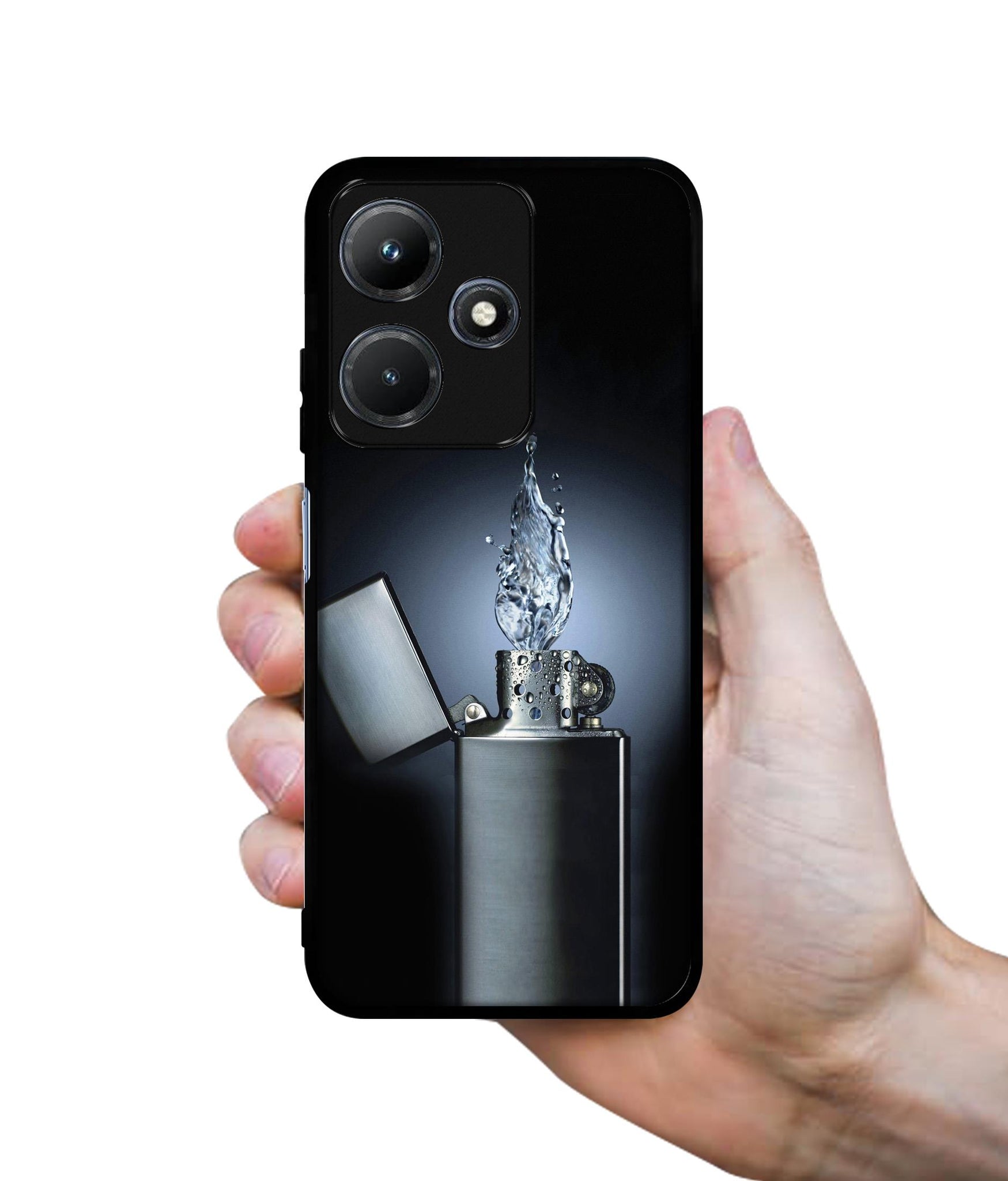 Water Lighter Designer 2D Printed Back Case Cover for Infinix Hot 30i 4G
