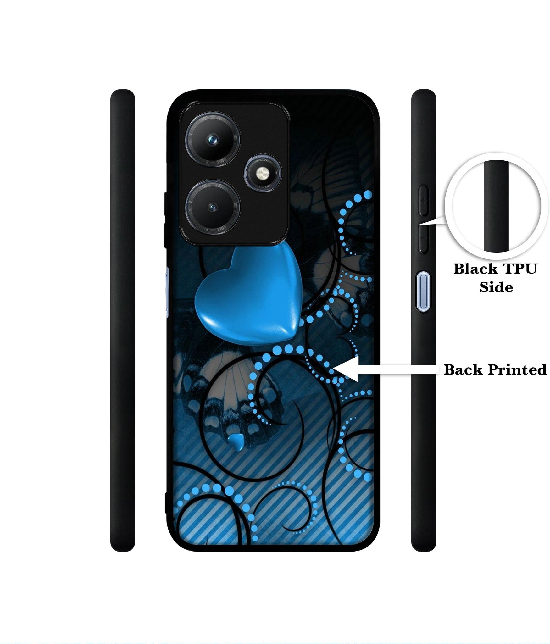 Hart Designer 2D Printed Back Case Cover for Infinix Hot 30i 4G