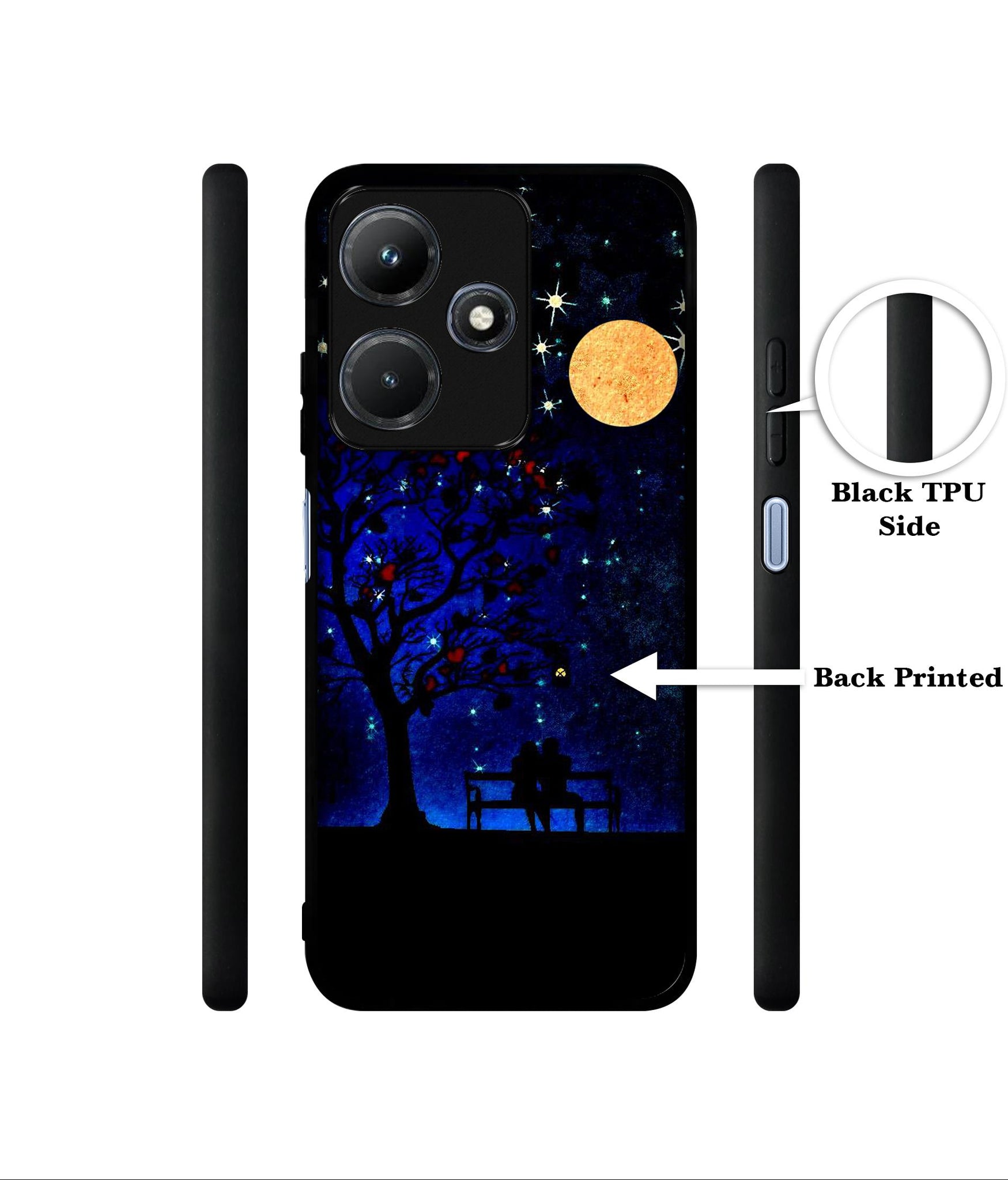 Blue Sky Designer 2D Printed Back Case Cover for Infinix Hot 30i 4G