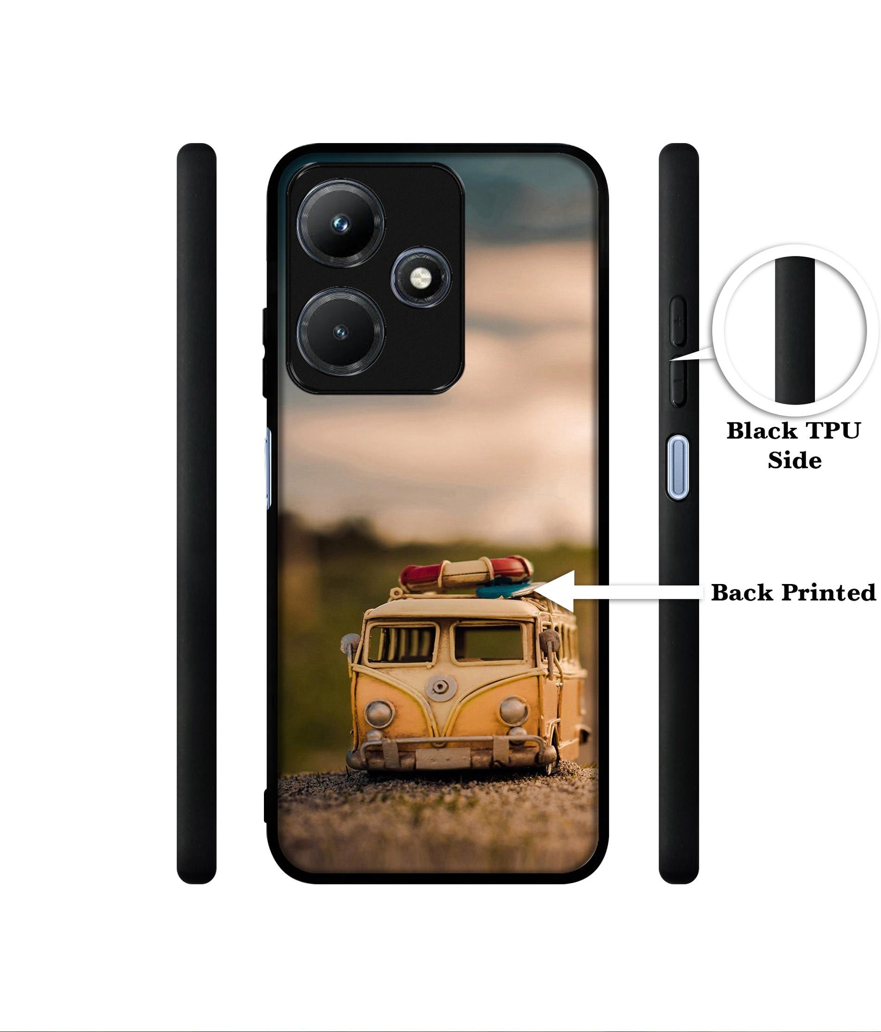 Toy Car Designer 2D Printed Back Case Cover for Infinix Hot 30i 4G