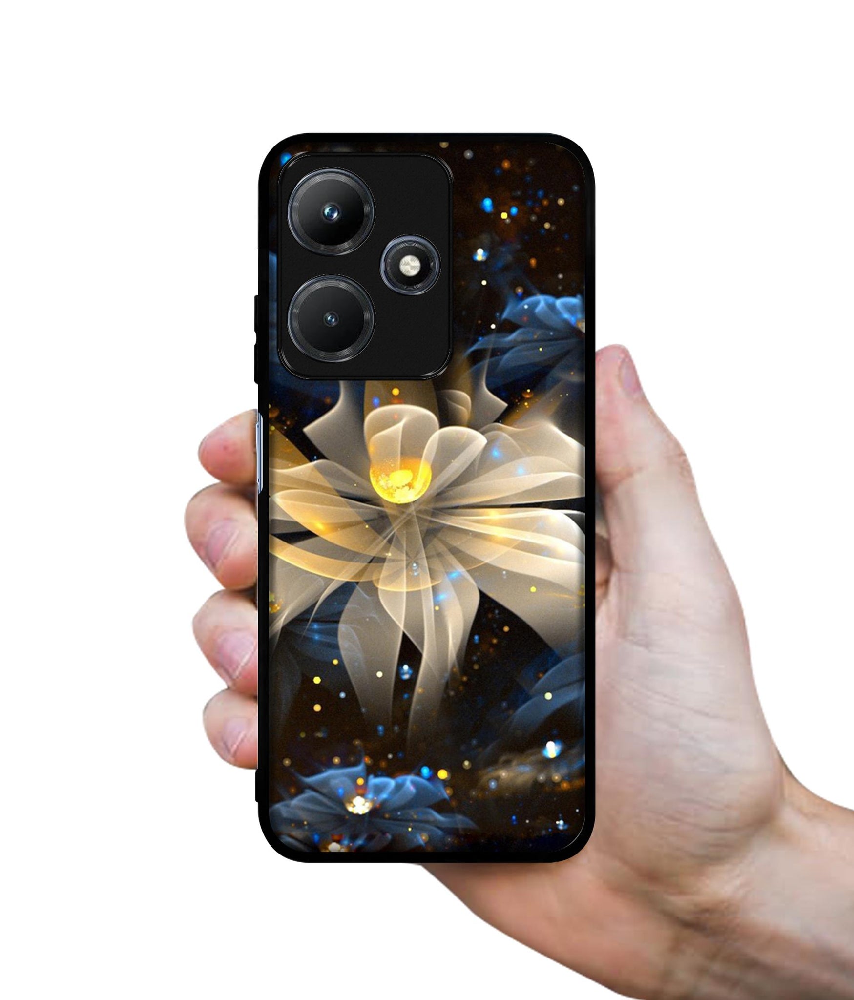 Art Flower Designer 2D Printed Back Case Cover for Infinix Hot 30i 4G