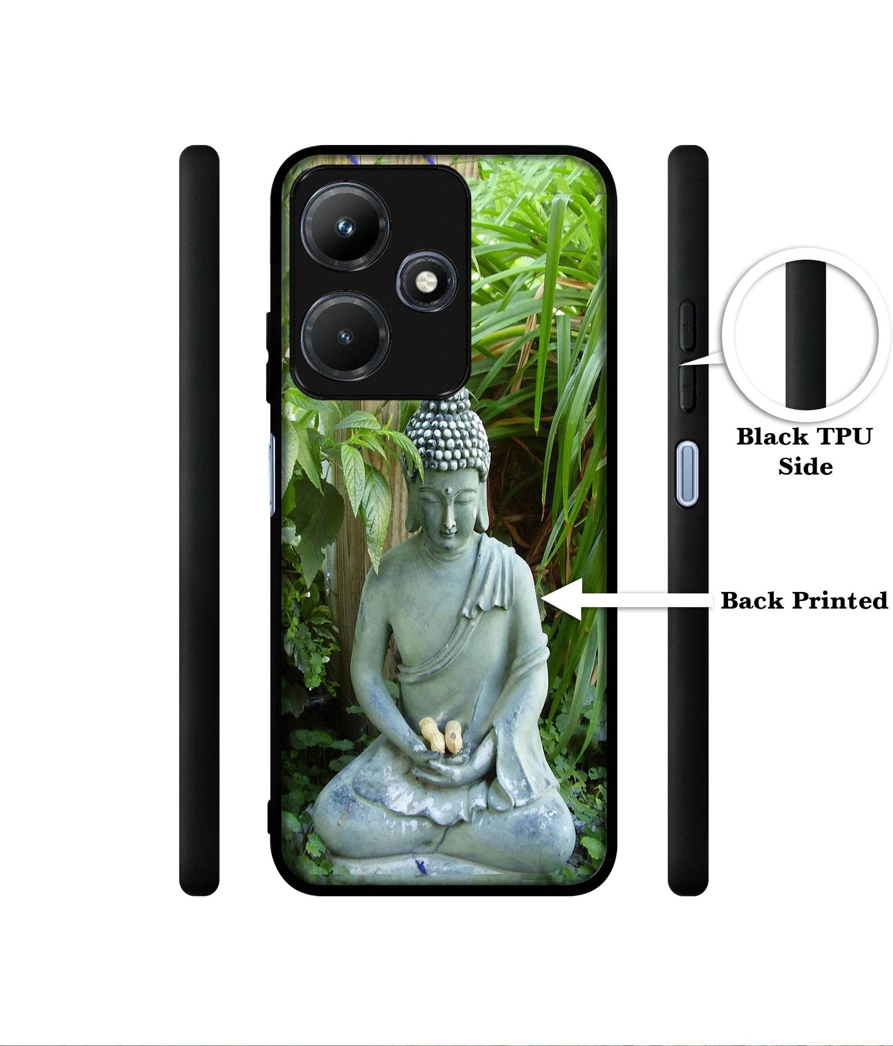 Buddhism Designer 2D Printed Back Case Cover for Infinix Hot 30i 4G