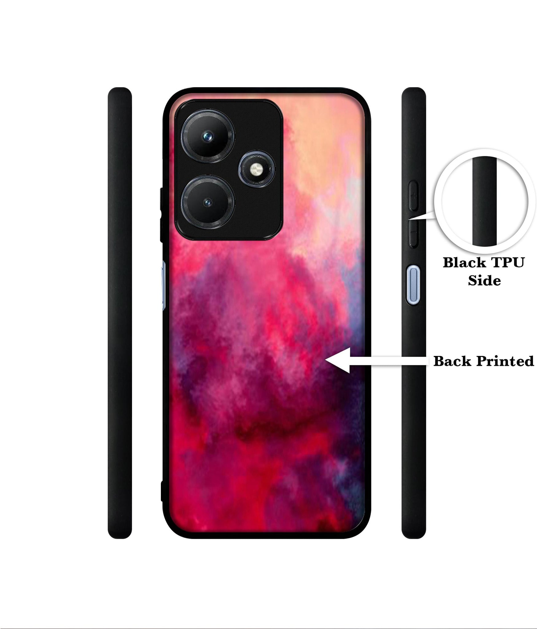 Holi Color Designer 2D Printed Back Case Cover for Infinix Hot 30i 4G