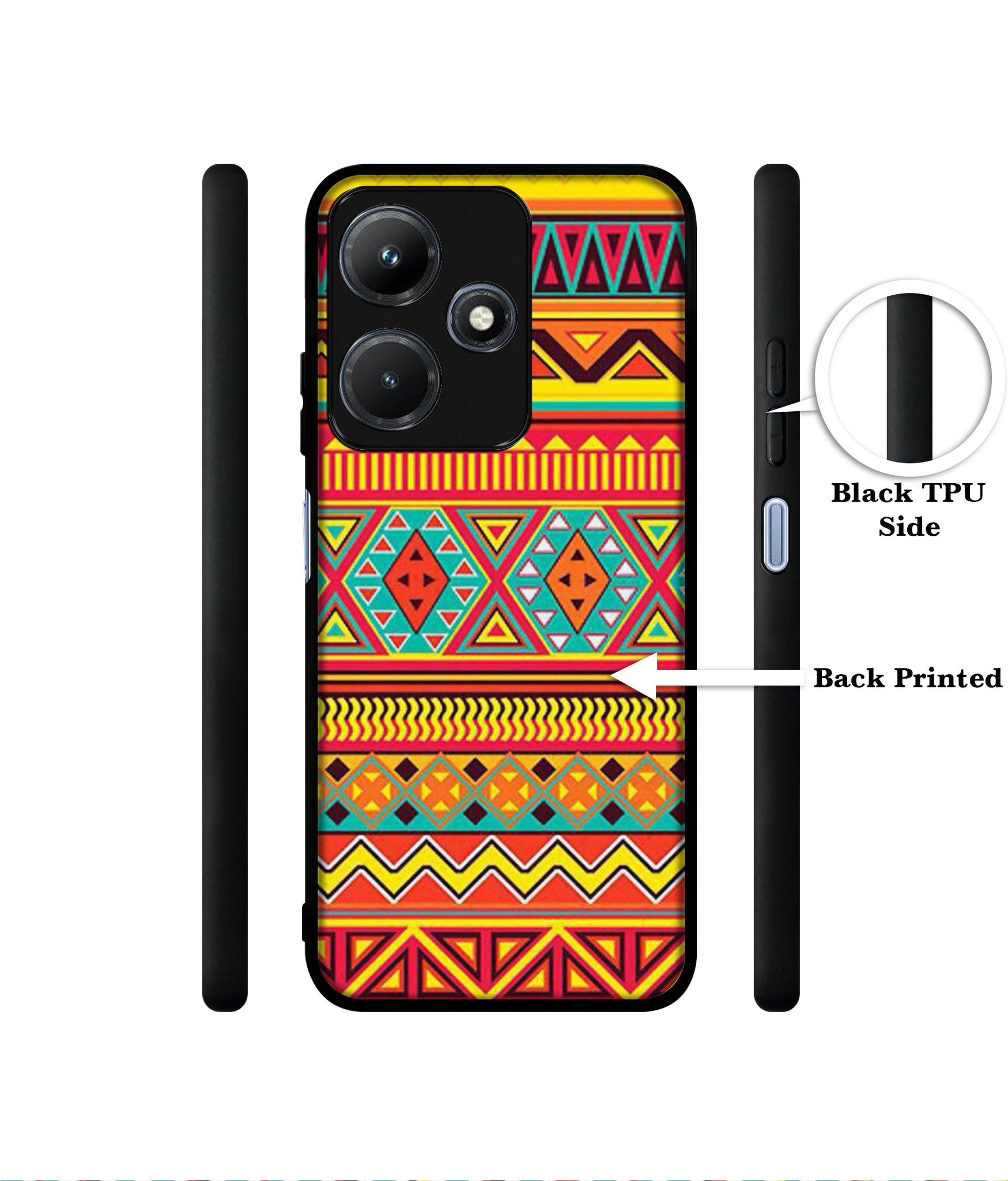 Artistic Rangoli Designer 2D Printed Back Case Cover for Infinix Hot 30i 4G