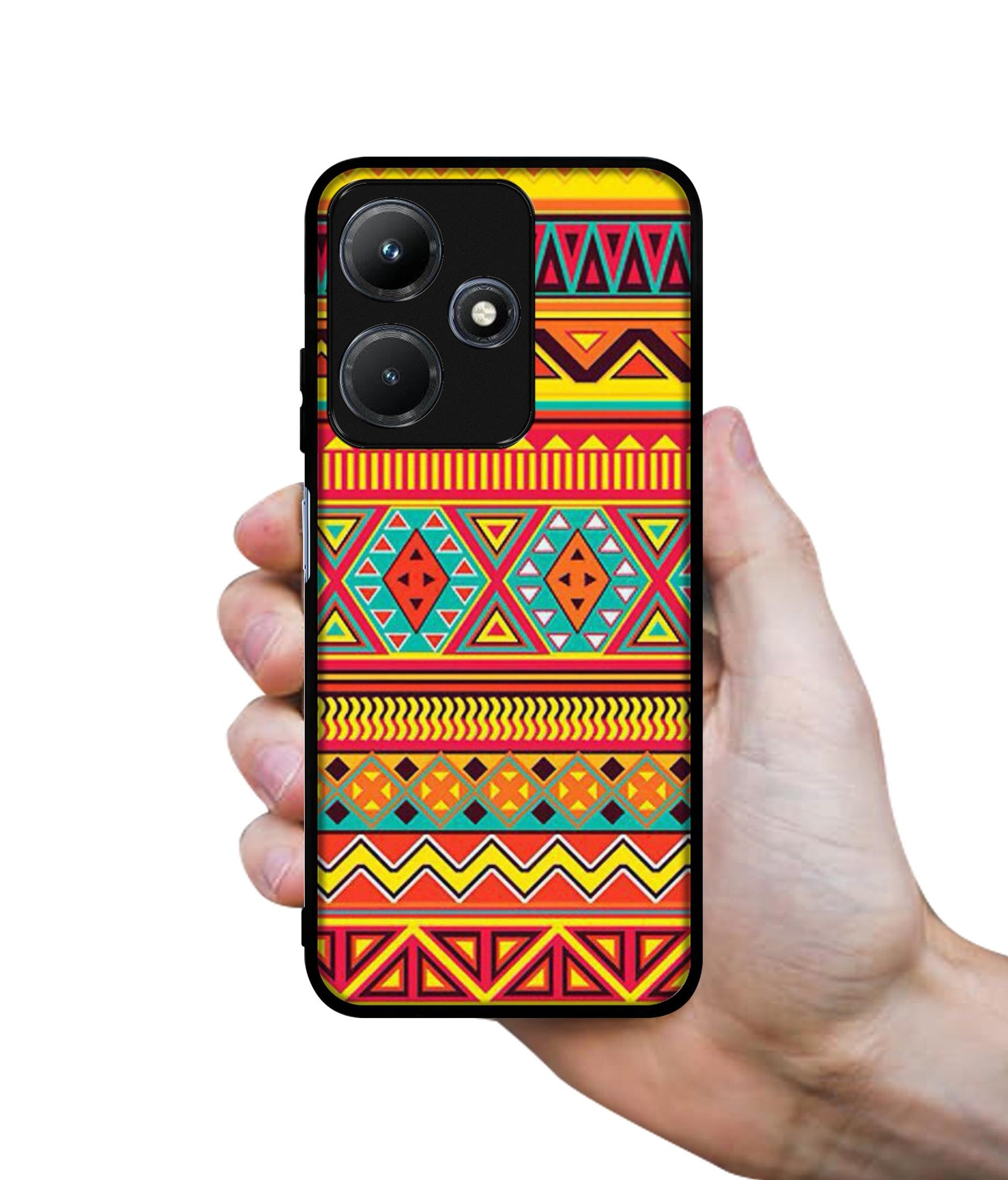 Artistic Rangoli Designer 2D Printed Back Case Cover for Infinix Hot 30i 4G