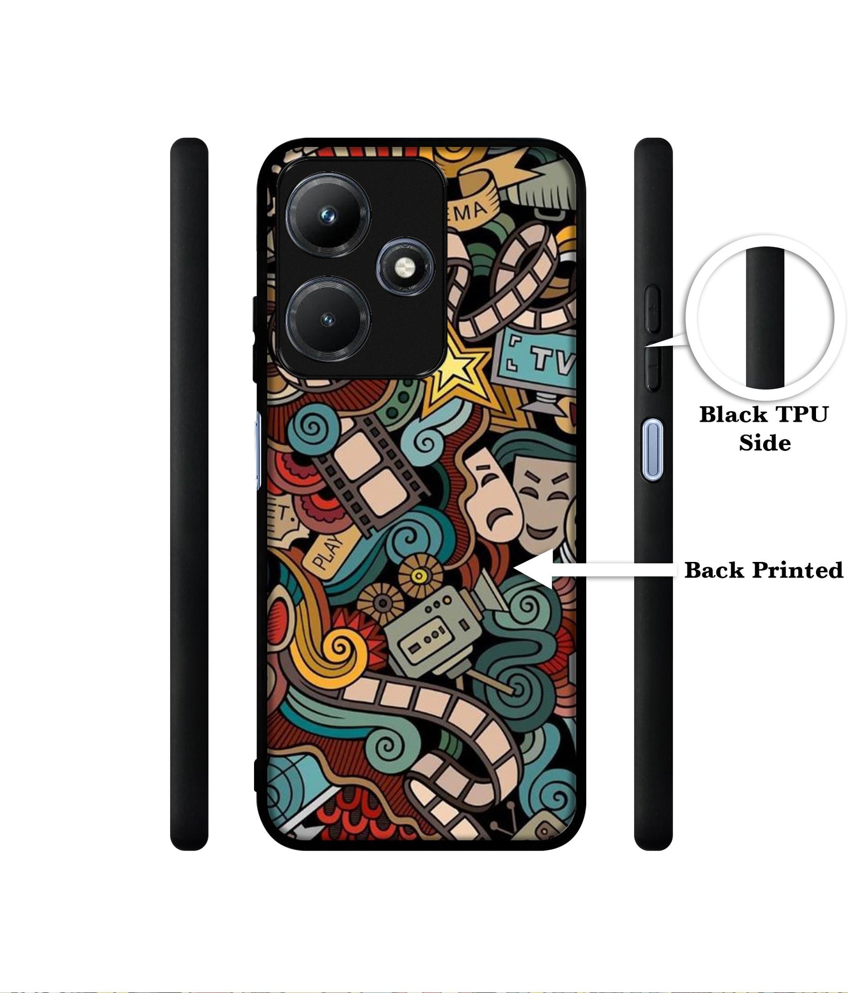 Movies Designer 2D Printed Back Case Cover for Infinix Hot 30i 4G