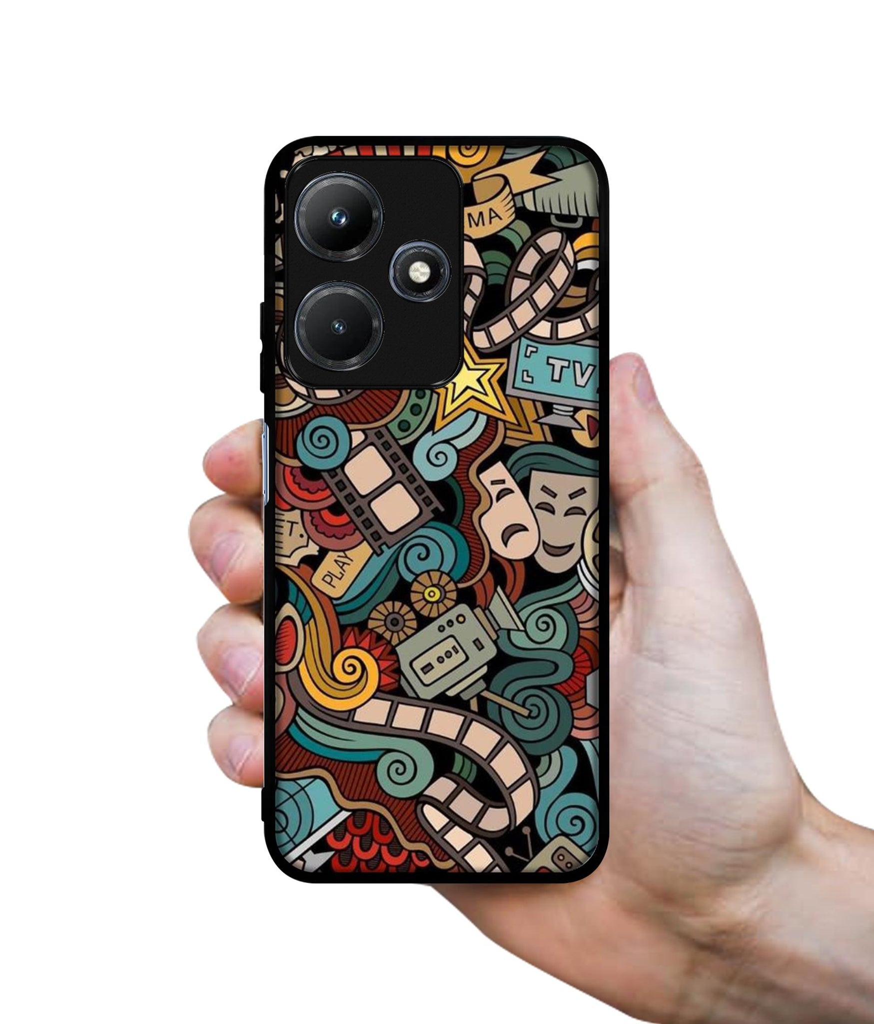 Movies Designer 2D Printed Back Case Cover for Infinix Hot 30i 4G