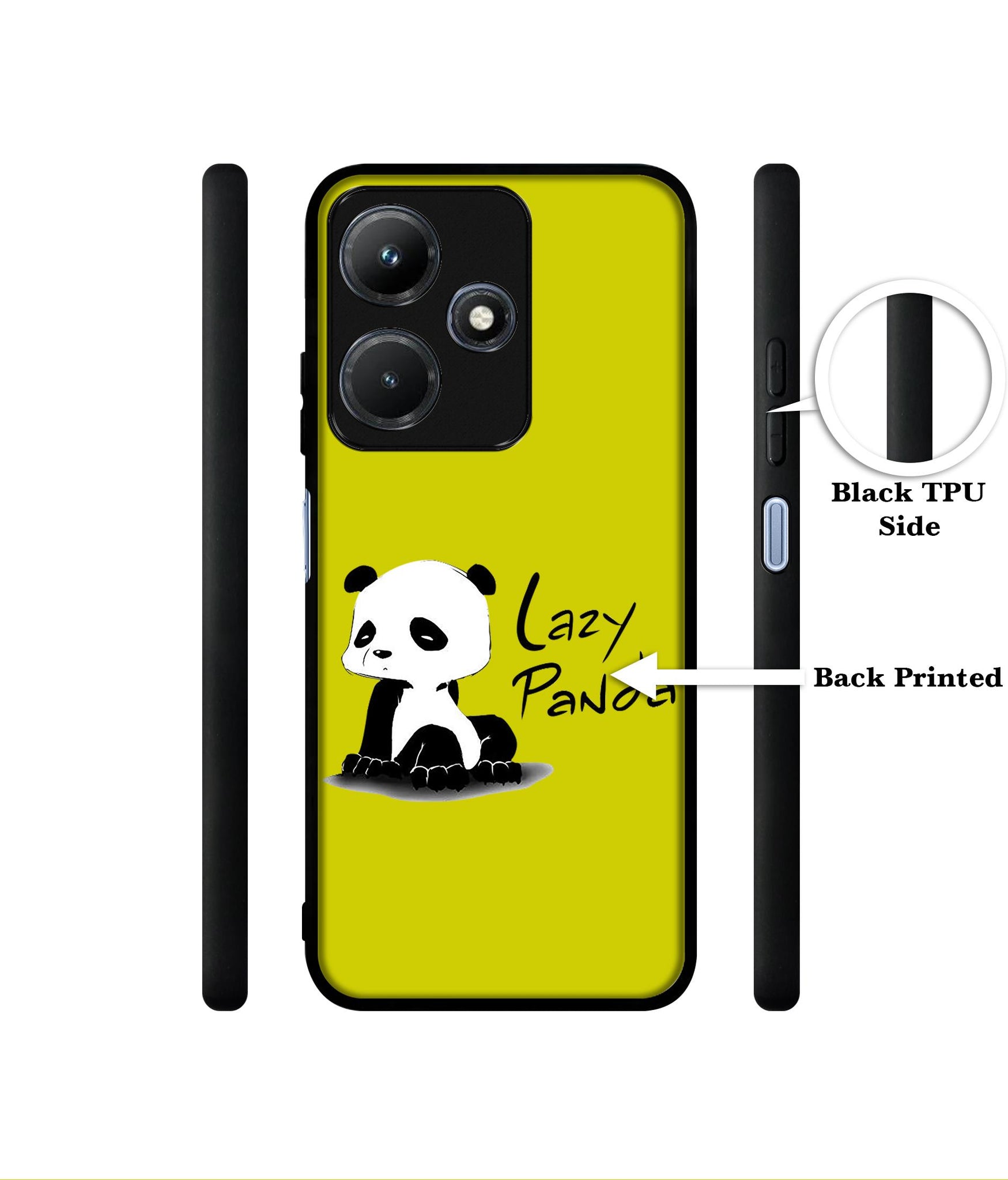 Lazy Panda Designer 2D Printed Back Case Cover for Infinix Hot 30i 4G