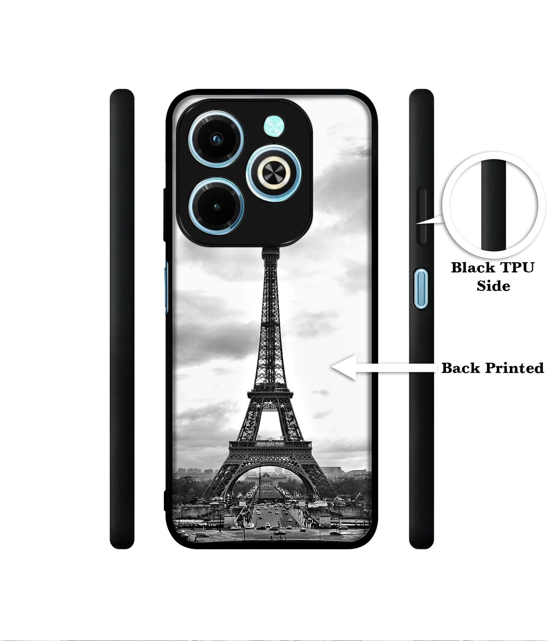 Eiffel Tower Designer 2D Printed Back Case Cover for Infinix Hot 40i 4G / Tecno Spark GO (2024) 4G