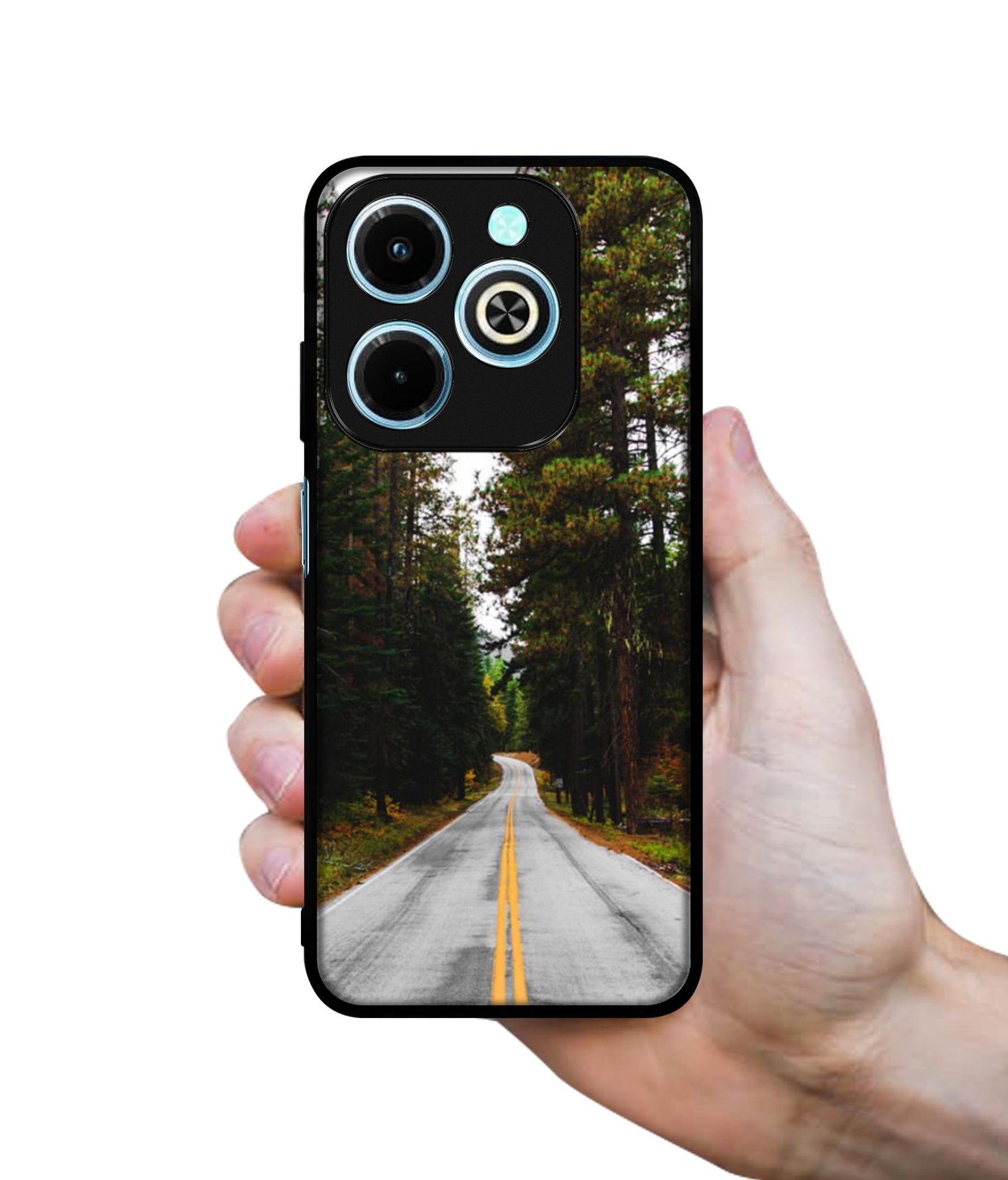 Road Photo Designer 2D Printed Back Case Cover for Infinix Hot 40i 4G / Tecno Spark GO (2024) 4G