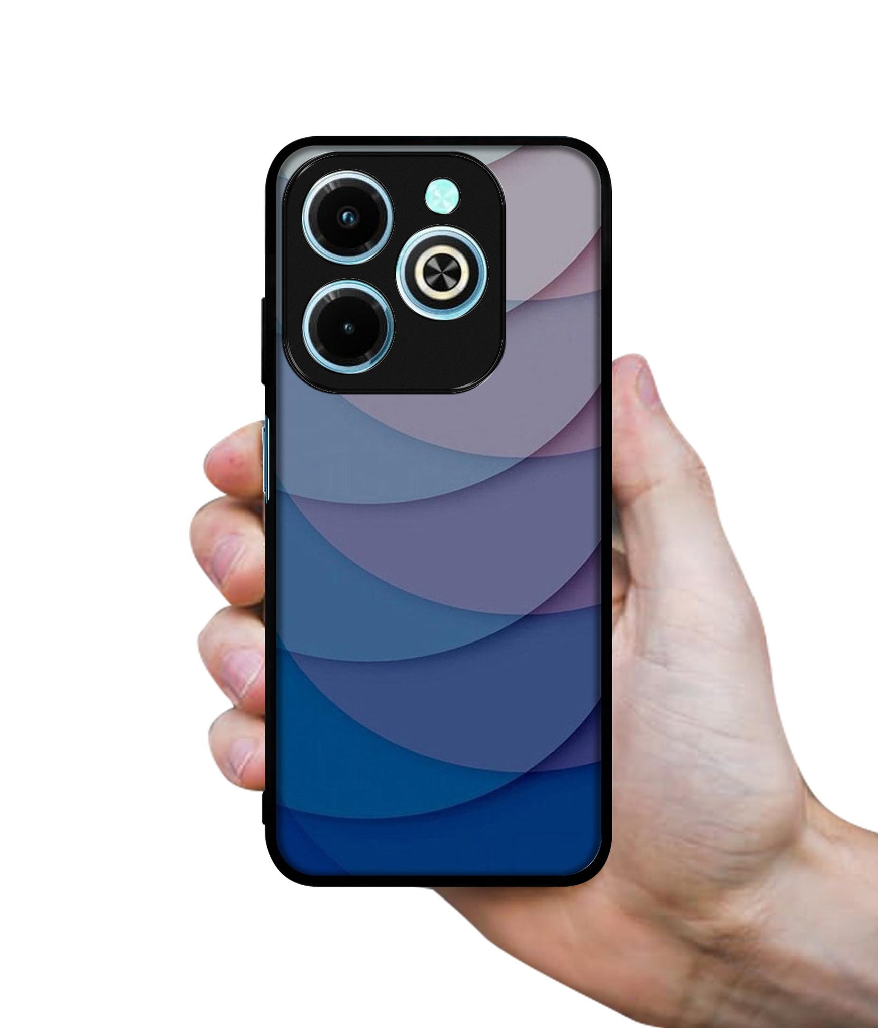 Waves Pattern Print Designer 2D Printed Back Case Cover for Infinix Hot 40i 4G / Tecno Spark GO (2024) 4G