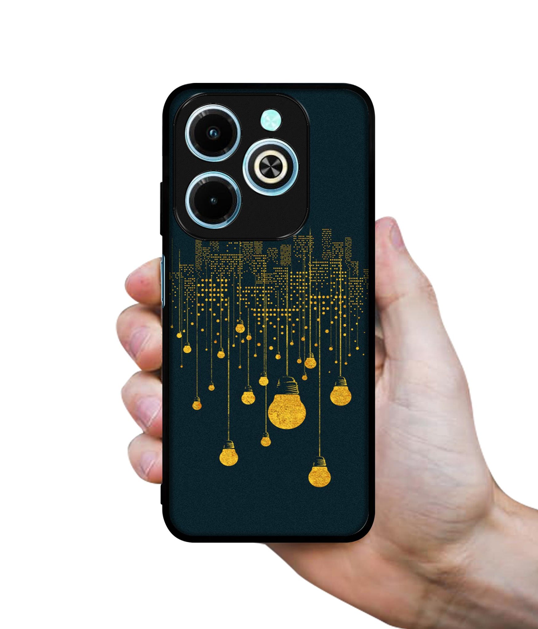 City Light Pattern Designer 2D Printed Back Case Cover for Infinix Hot 40i 4G / Tecno Spark GO (2024) 4G