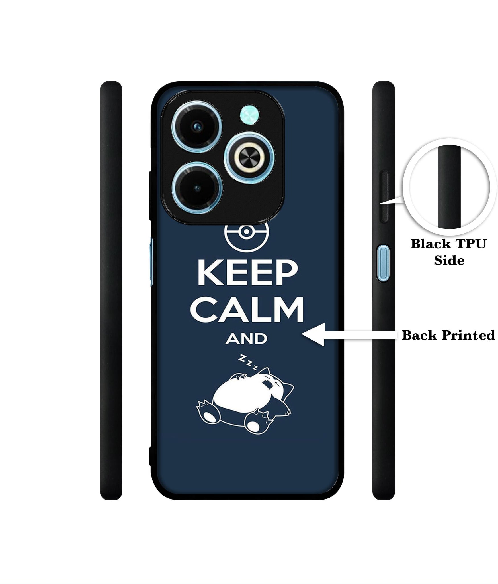 Sleep Pattern Designer 2D Printed Back Case Cover for Infinix Hot 40i 4G / Tecno Spark GO (2024) 4G