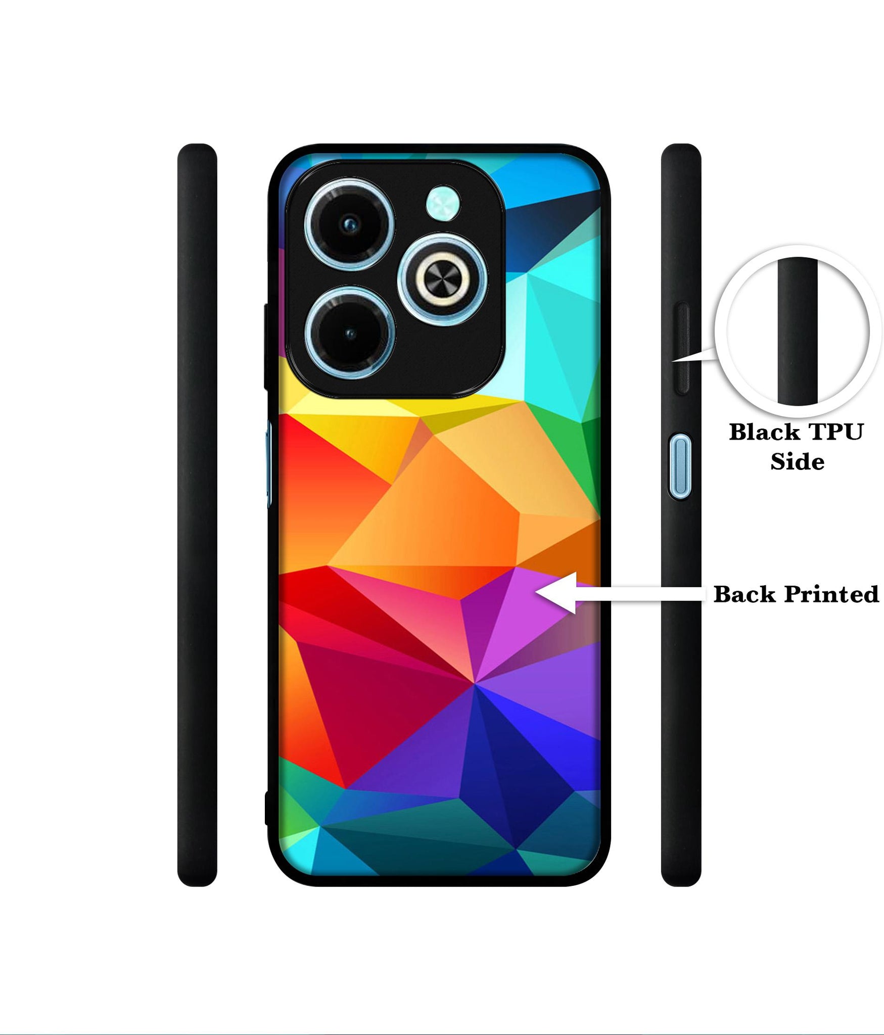 Colorful Pattern Designer 2D Printed Back Case Cover for Infinix Hot 40i 4G / Tecno Spark GO (2024) 4G