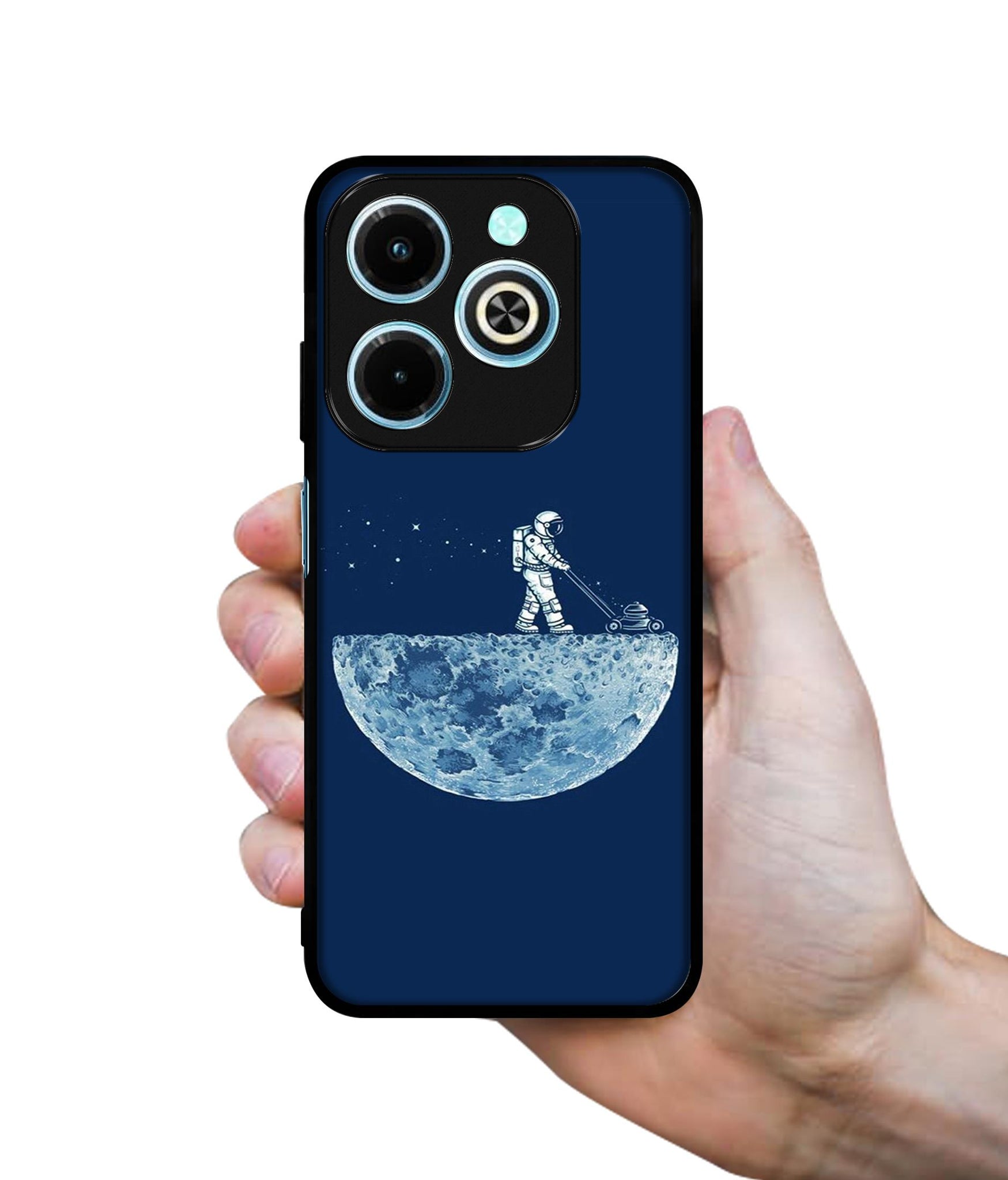 Moon Walk Designer 2D Printed Back Case Cover for Infinix Hot 40i 4G / Tecno Spark GO (2024) 4G