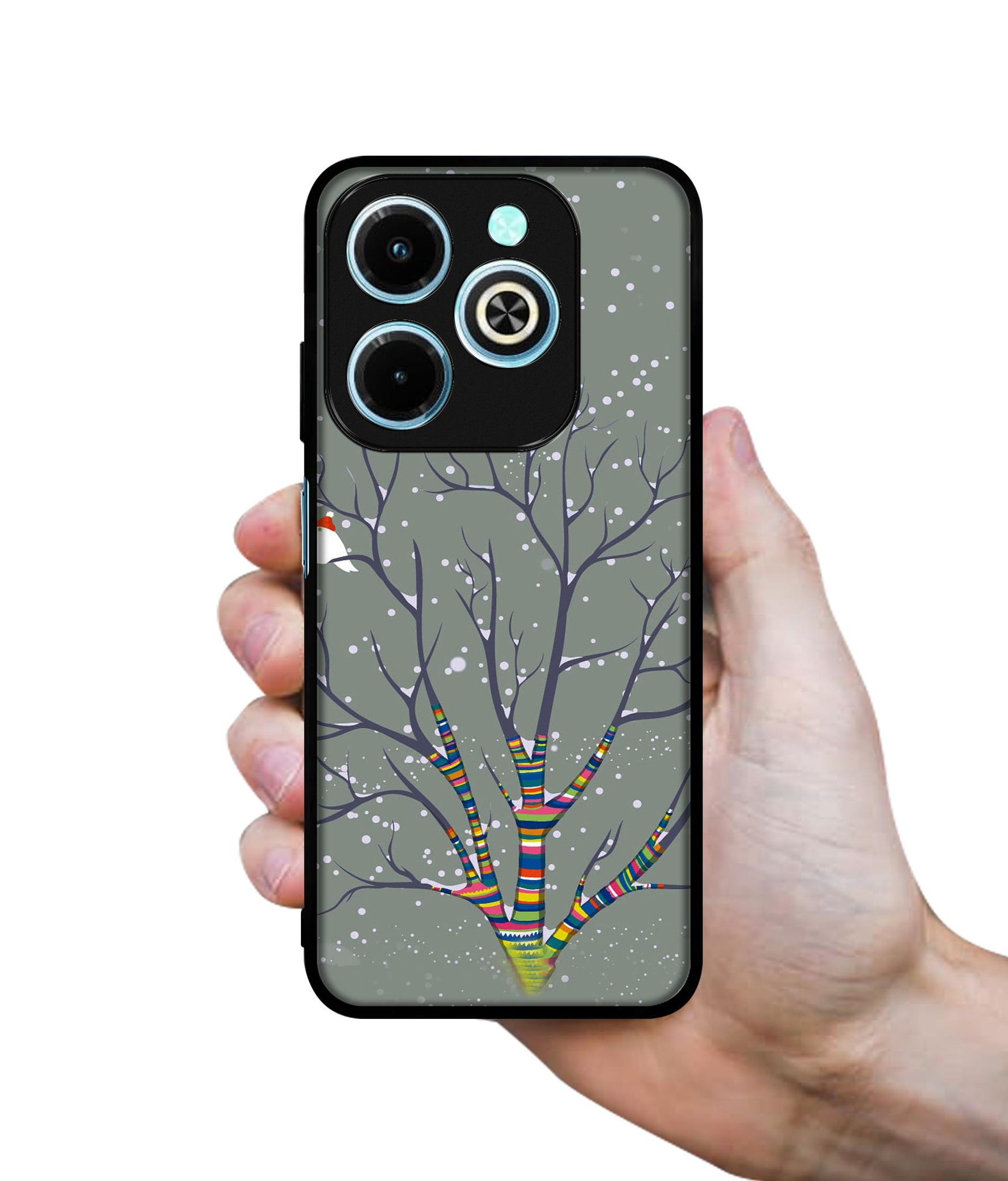 Winter Pattern Print Designer 2D Printed Back Case Cover for Infinix Hot 40i 4G / Tecno Spark GO (2024) 4G