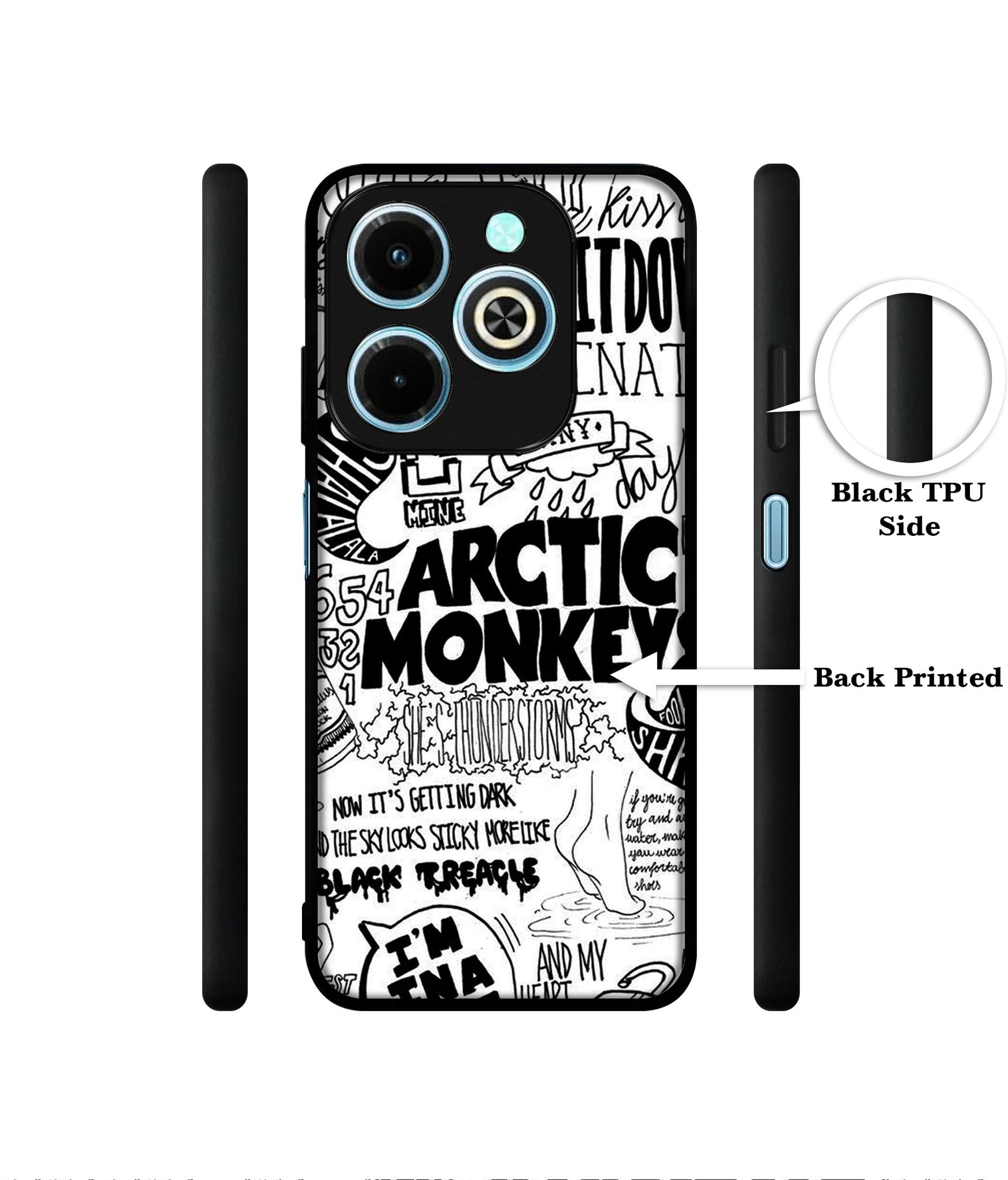 Arctic Monkeys Pattern Designer 2D Printed Back Case Cover for Infinix Hot 40i 4G / Tecno Spark GO (2024) 4G