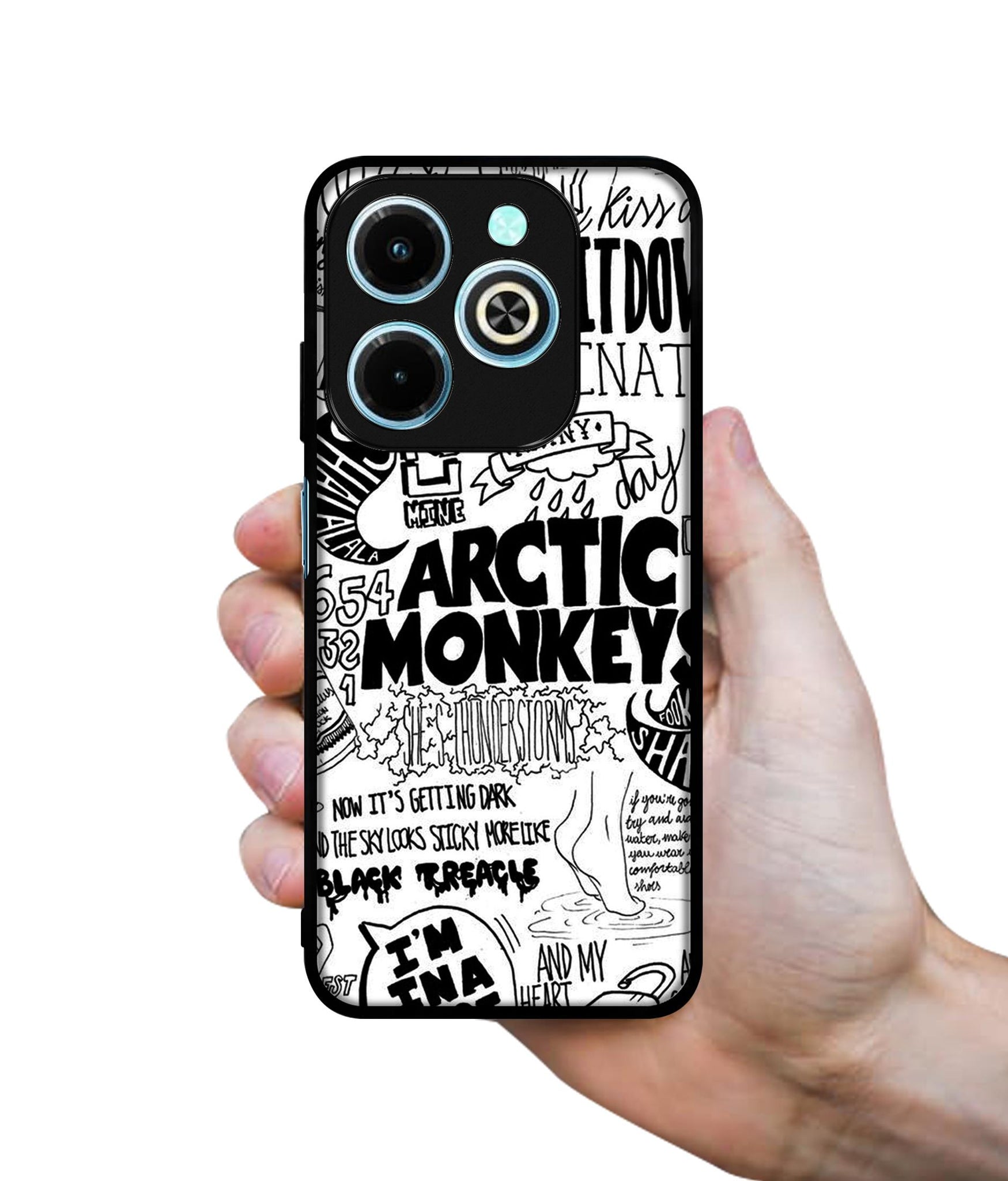 Arctic Monkeys Pattern Designer 2D Printed Back Case Cover for Infinix Hot 40i 4G / Tecno Spark GO (2024) 4G