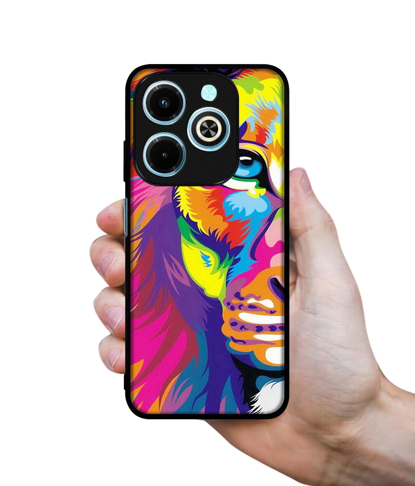 Lion Designer 2D Printed Back Case Cover for Infinix Hot 40i 4G / Tecno Spark GO (2024) 4G