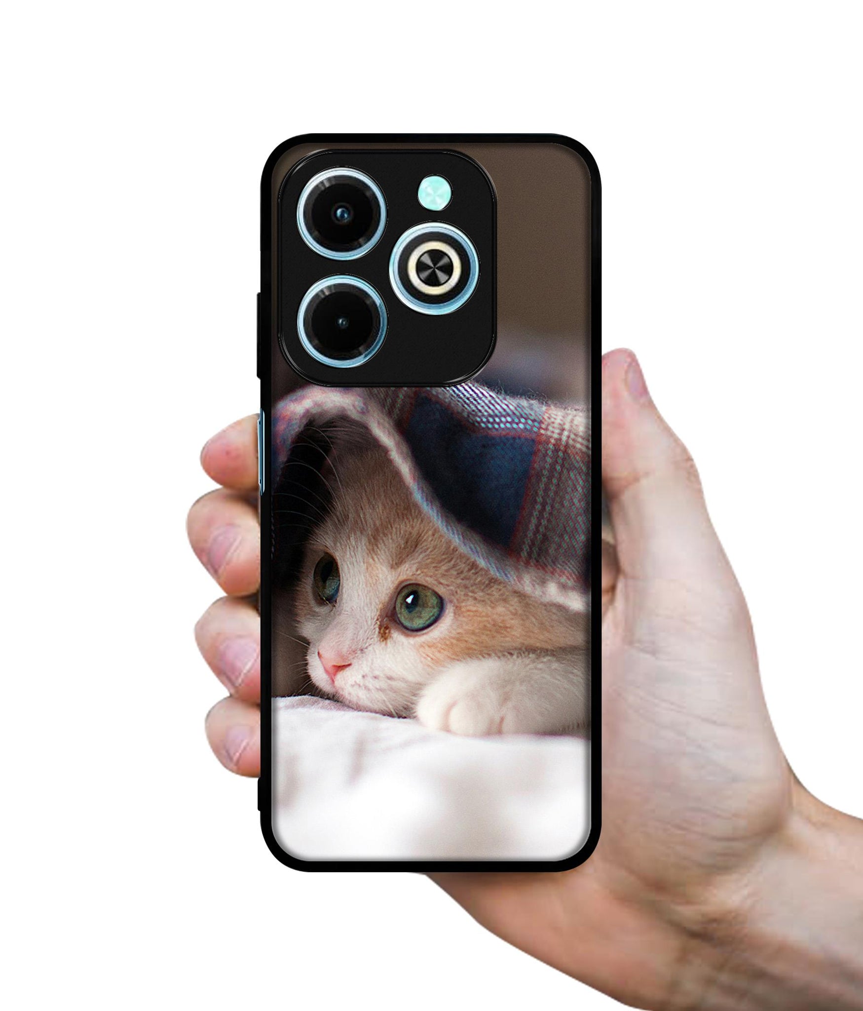 Sleepy Kitten Designer 2D Printed Back Case Cover for Infinix Hot 40i 4G / Tecno Spark GO (2024) 4G