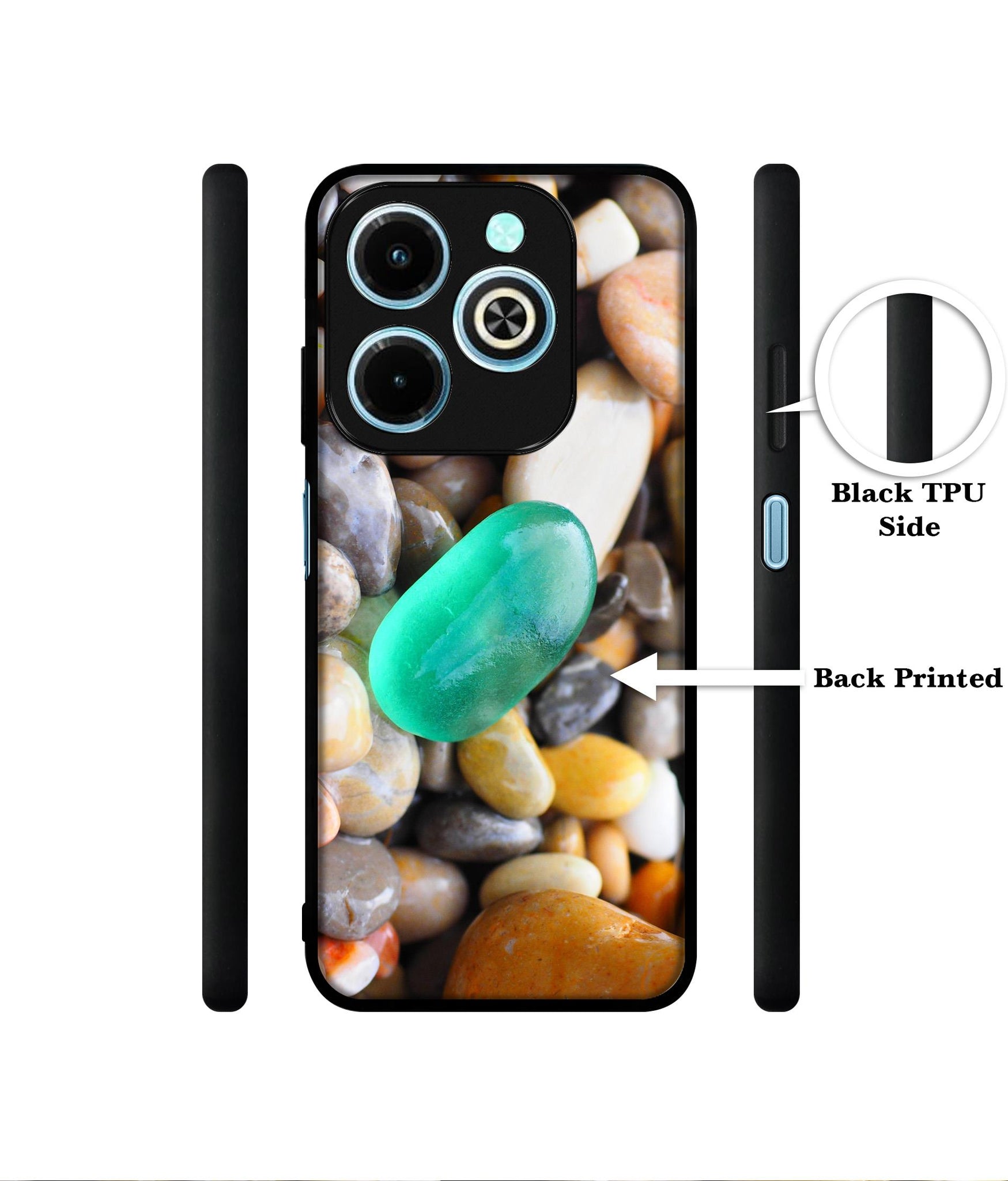 Sea Stones Designer 2D Printed Back Case Cover for Infinix Hot 40i 4G / Tecno Spark GO (2024) 4G