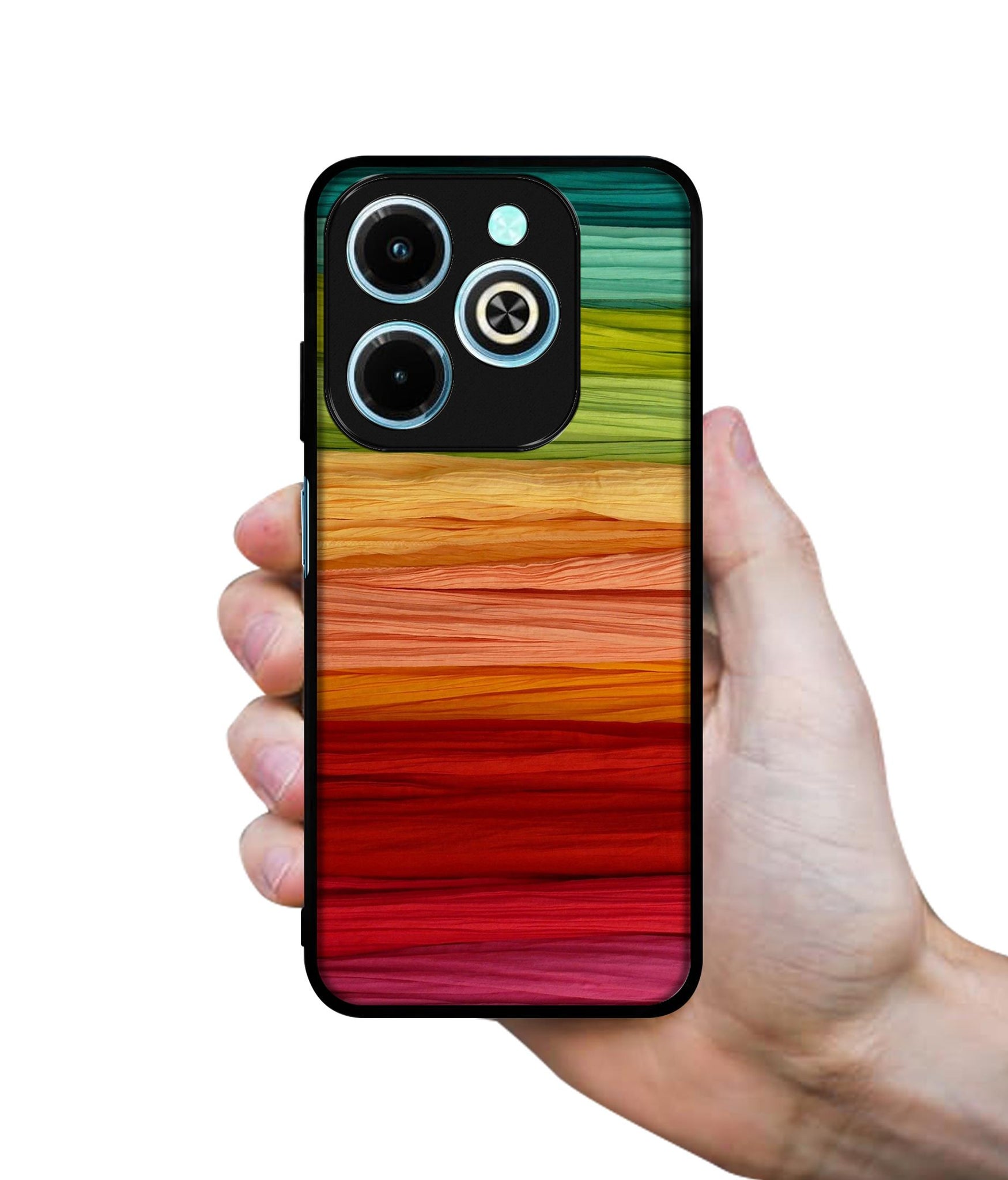 Colorful Thread Designer 2D Printed Back Case Cover for Infinix Hot 40i 4G / Tecno Spark GO (2024) 4G