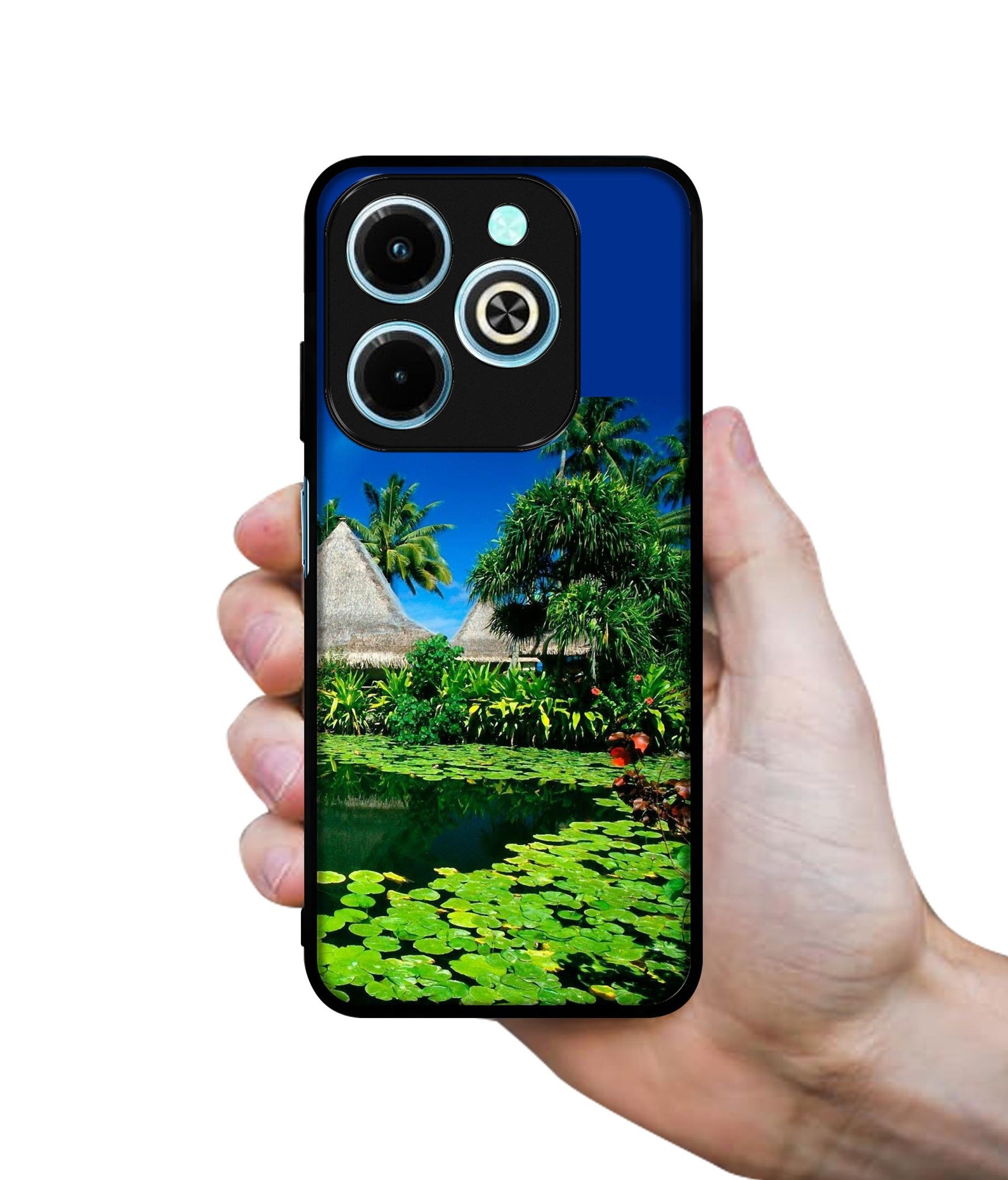 Tropics Water Designer 2D Printed Back Case Cover for Infinix Hot 40i 4G / Tecno Spark GO (2024) 4G