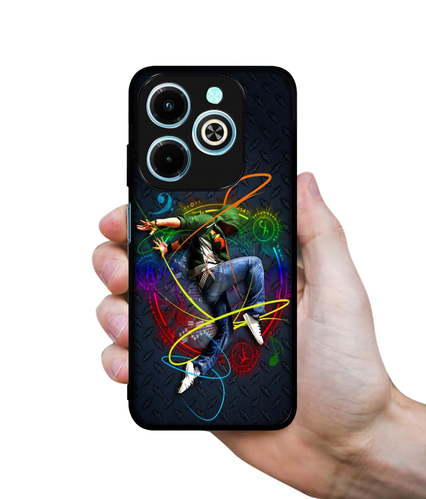 Boy With Music Designer 2D Printed Back Case Cover for Infinix Hot 40i 4G / Tecno Spark GO (2024) 4G