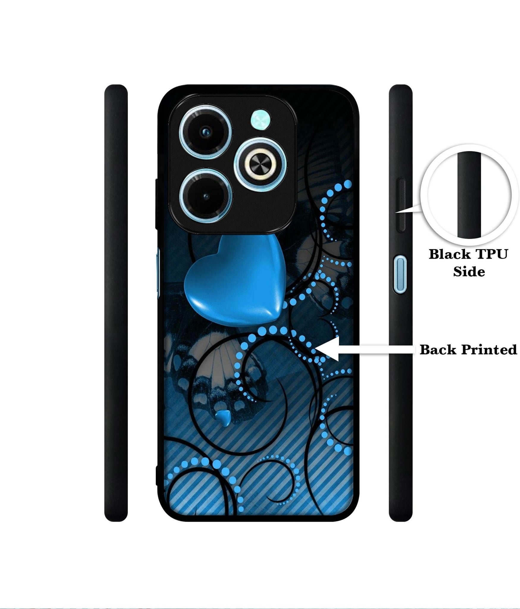 Hart Designer 2D Printed Back Case Cover for Infinix Hot 40i 4G / Tecno Spark GO (2024) 4G