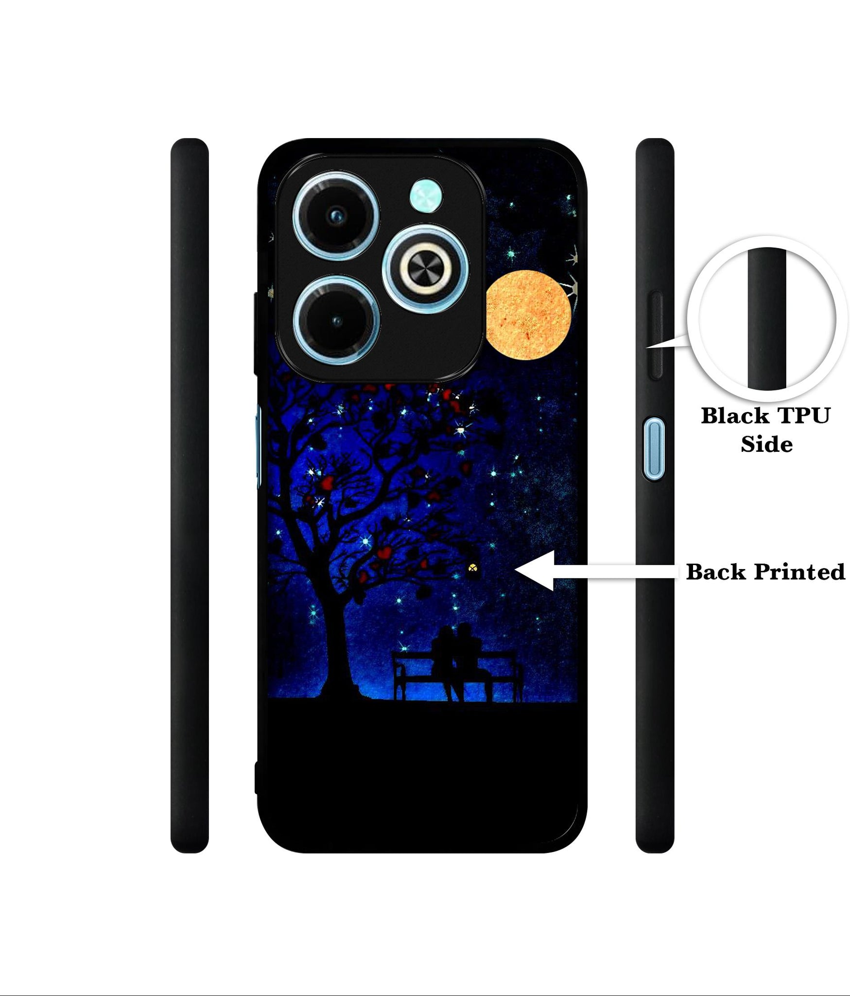 Blue Sky Designer 2D Printed Back Case Cover for Infinix Hot 40i 4G / Tecno Spark GO (2024) 4G