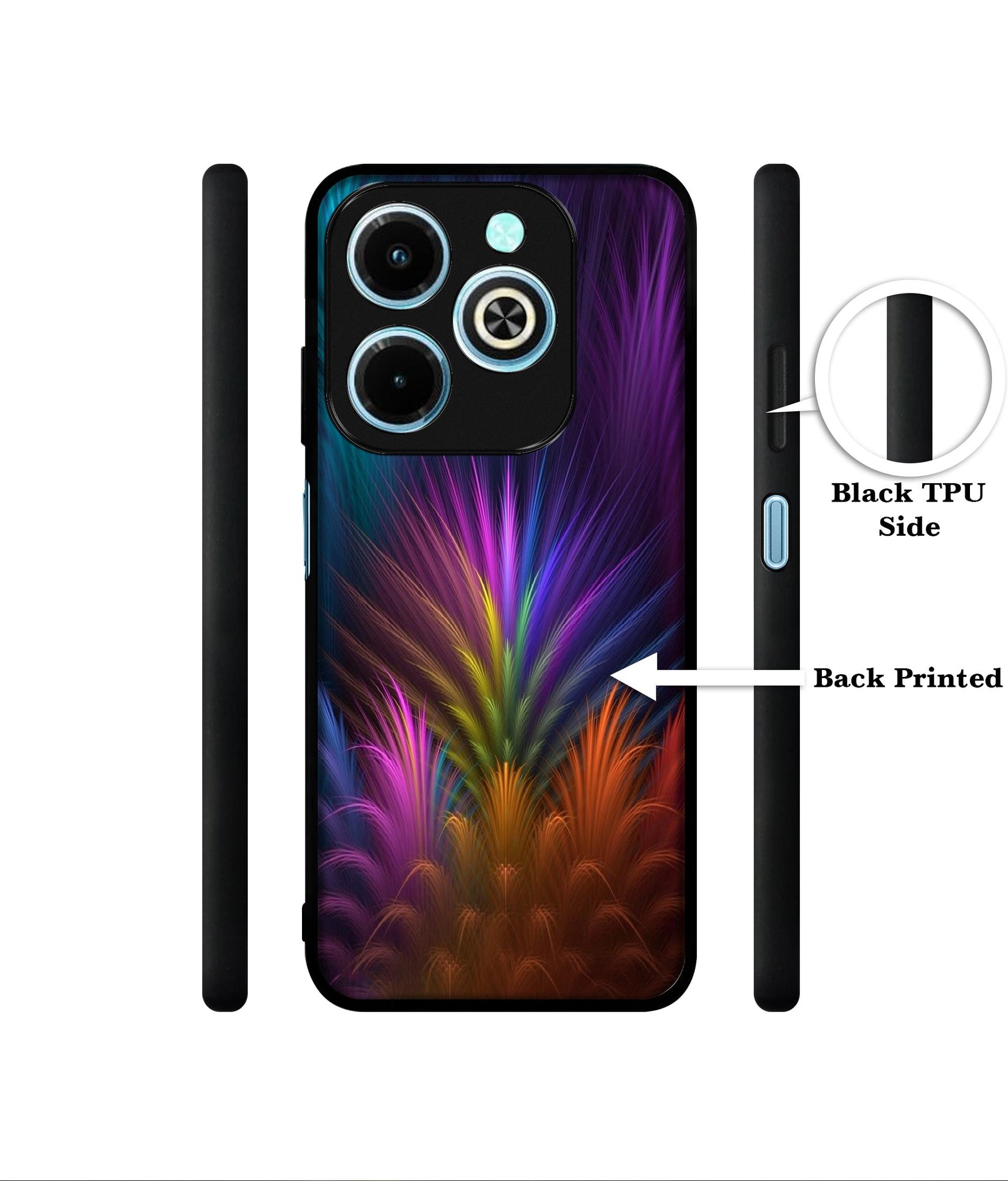 Multicoloured Designer 2D Printed Back Case Cover for Infinix Hot 40i 4G / Tecno Spark GO (2024) 4G