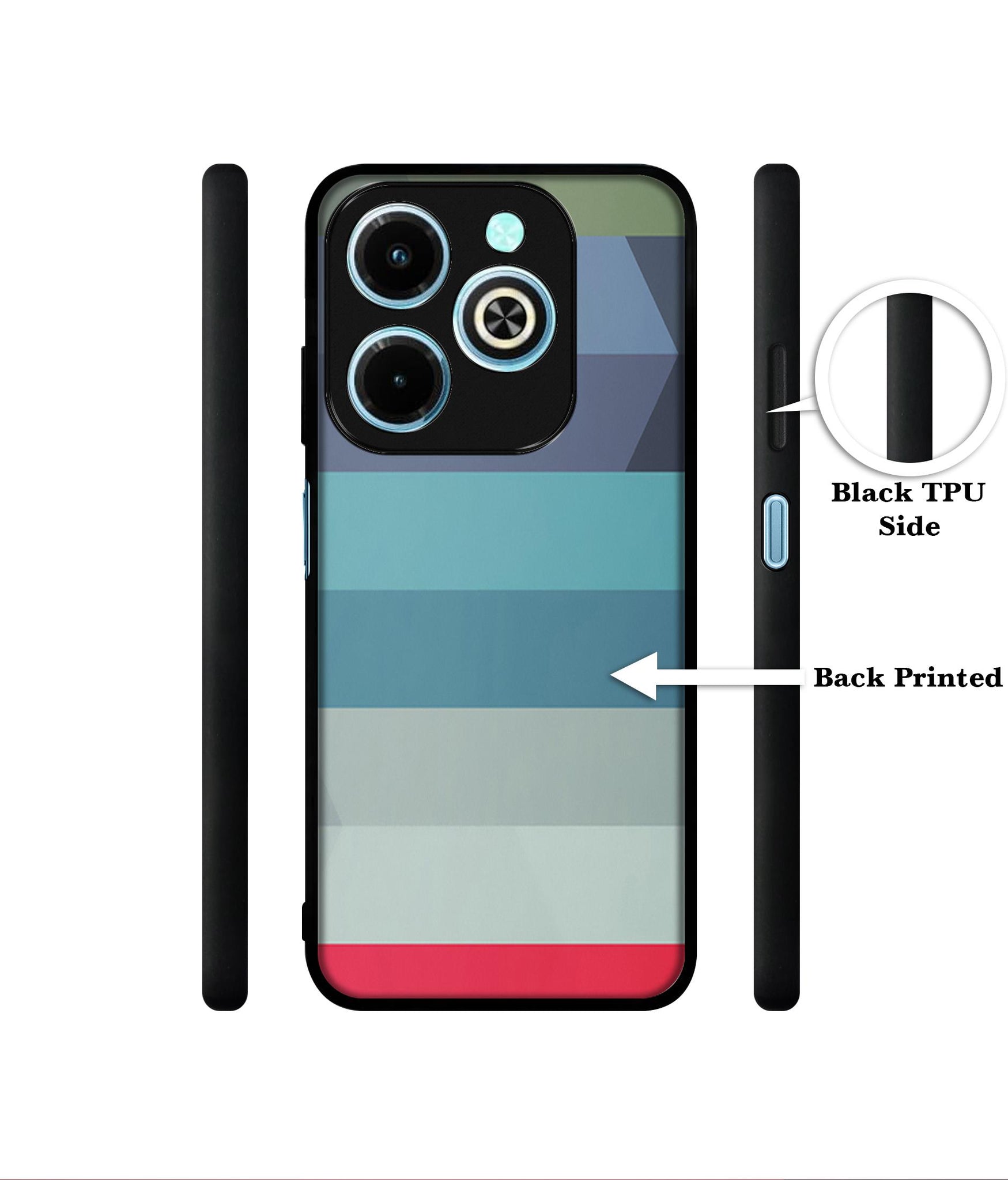 Colorful Lines Designer 2D Printed Back Case Cover for Infinix Hot 40i 4G / Tecno Spark GO (2024) 4G